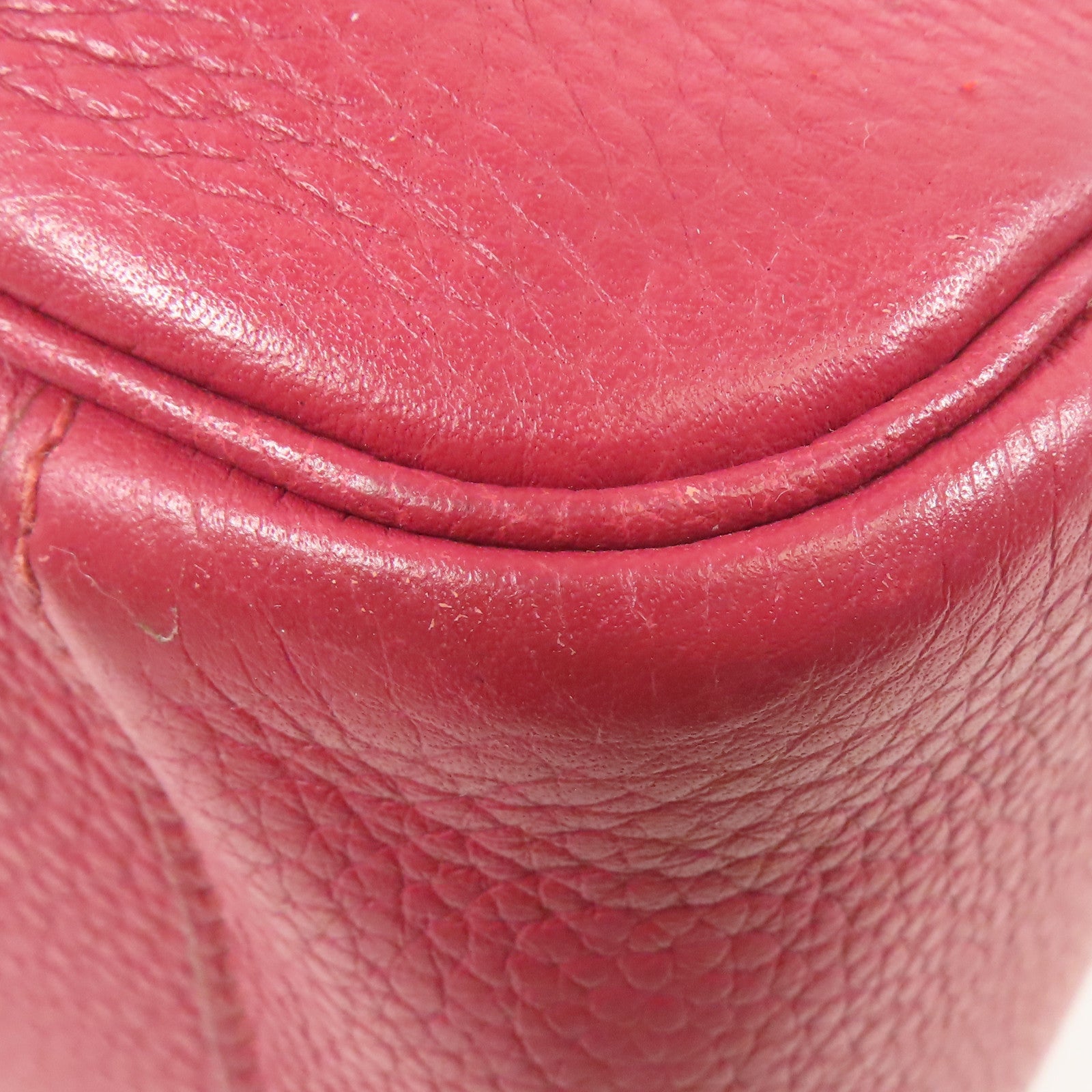 HERMES Clemence皮革Lindy 34銀扣手挽肩背兩用袋Ruby