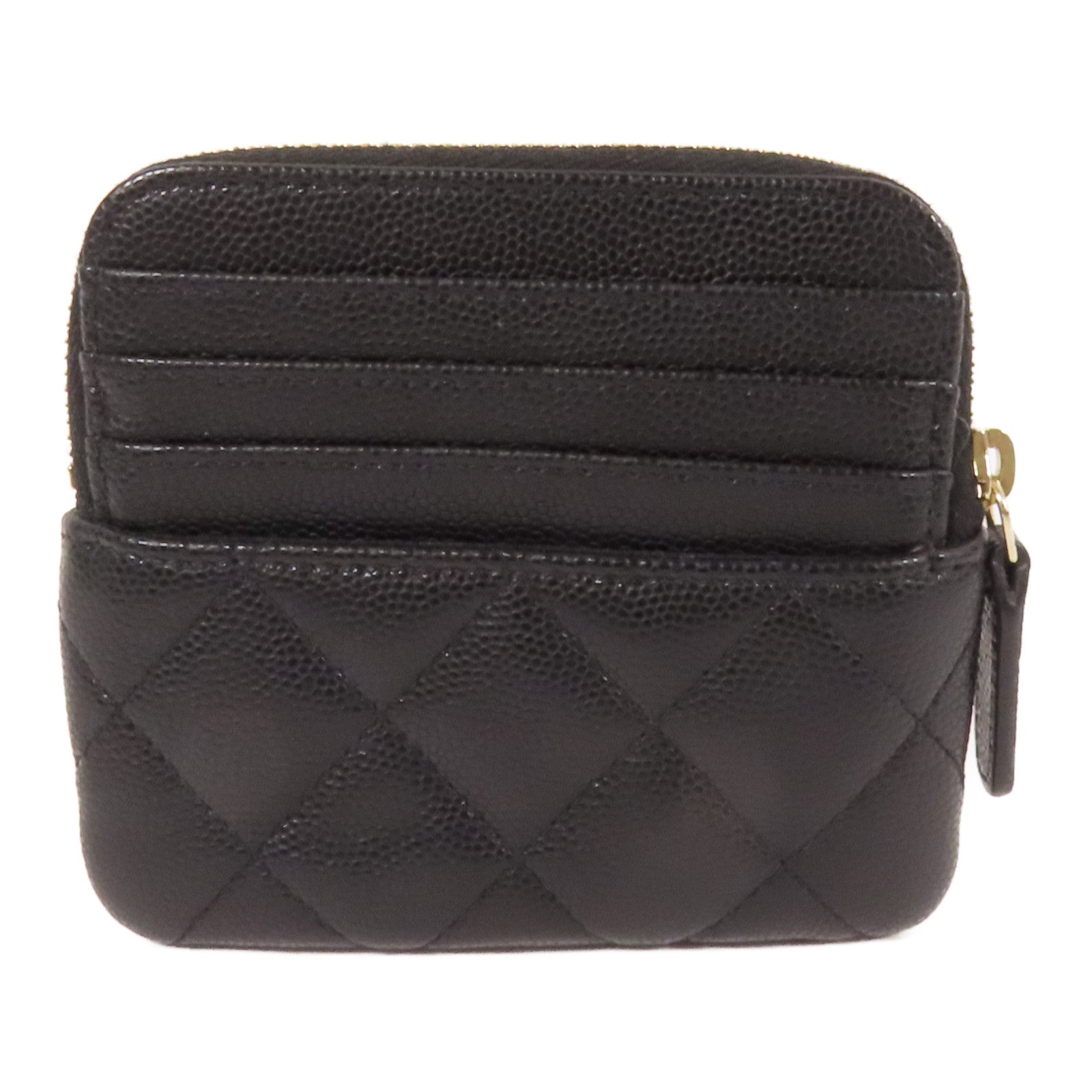 CHANEL 牛皮皮革Card Case金扣卡片套
