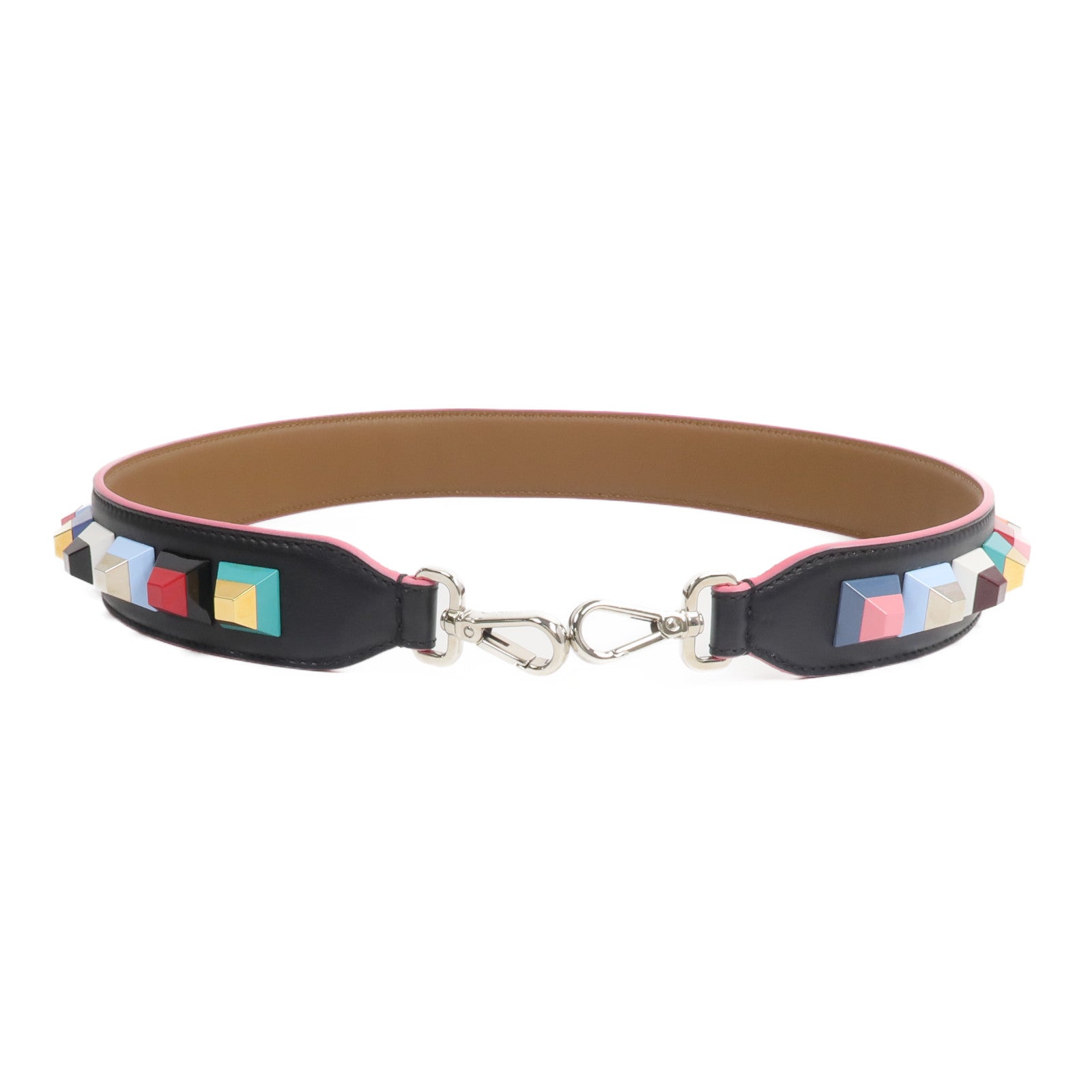 FENDI 牛皮皮革Studded Strap You肩帶