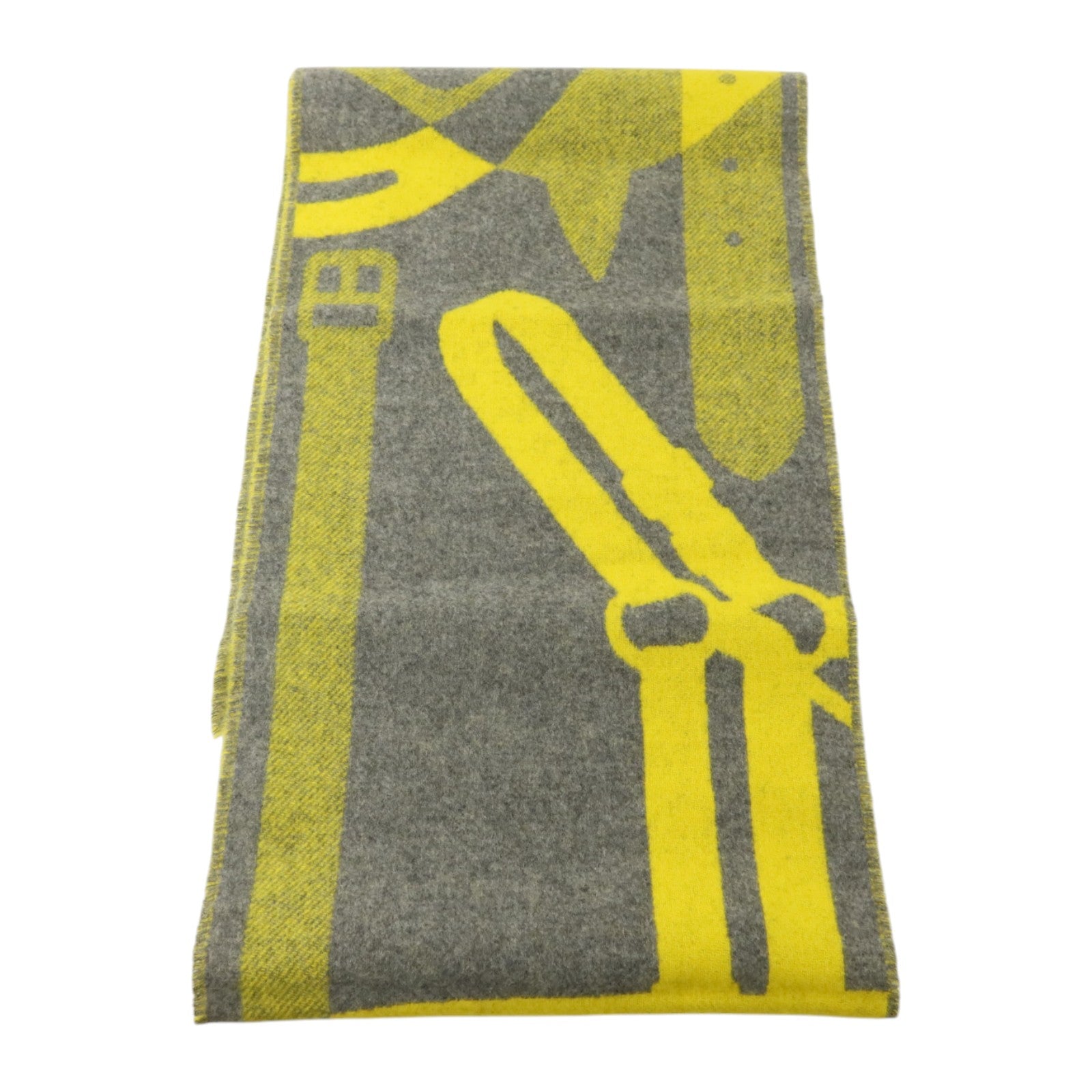HERMES 羊絨Ready Steady Go Scarf 25x170圍巾