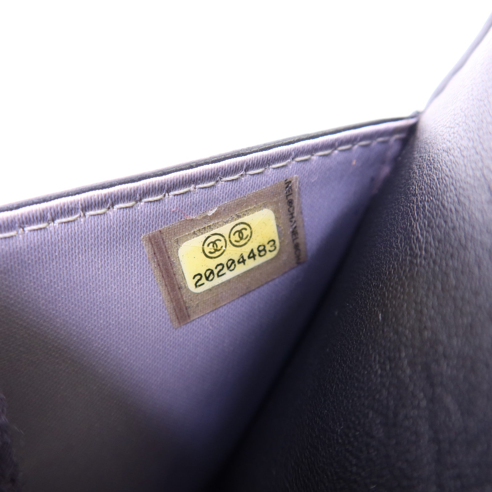 CHANEL 羊皮皮革Wallet On Chain銀扣鏈帶肩背袋