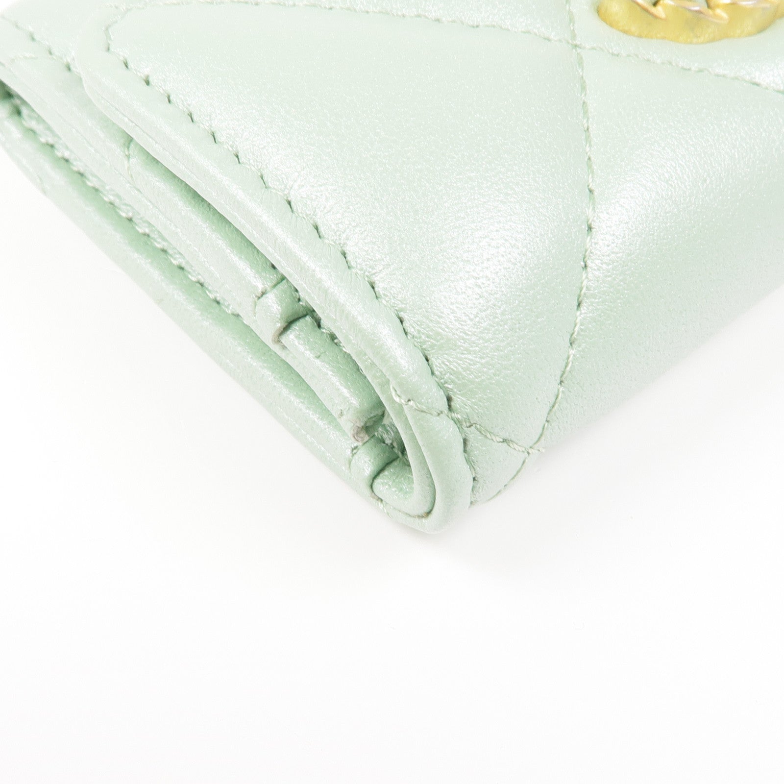 CHANEL 羊皮皮革Card Case金扣卡片套