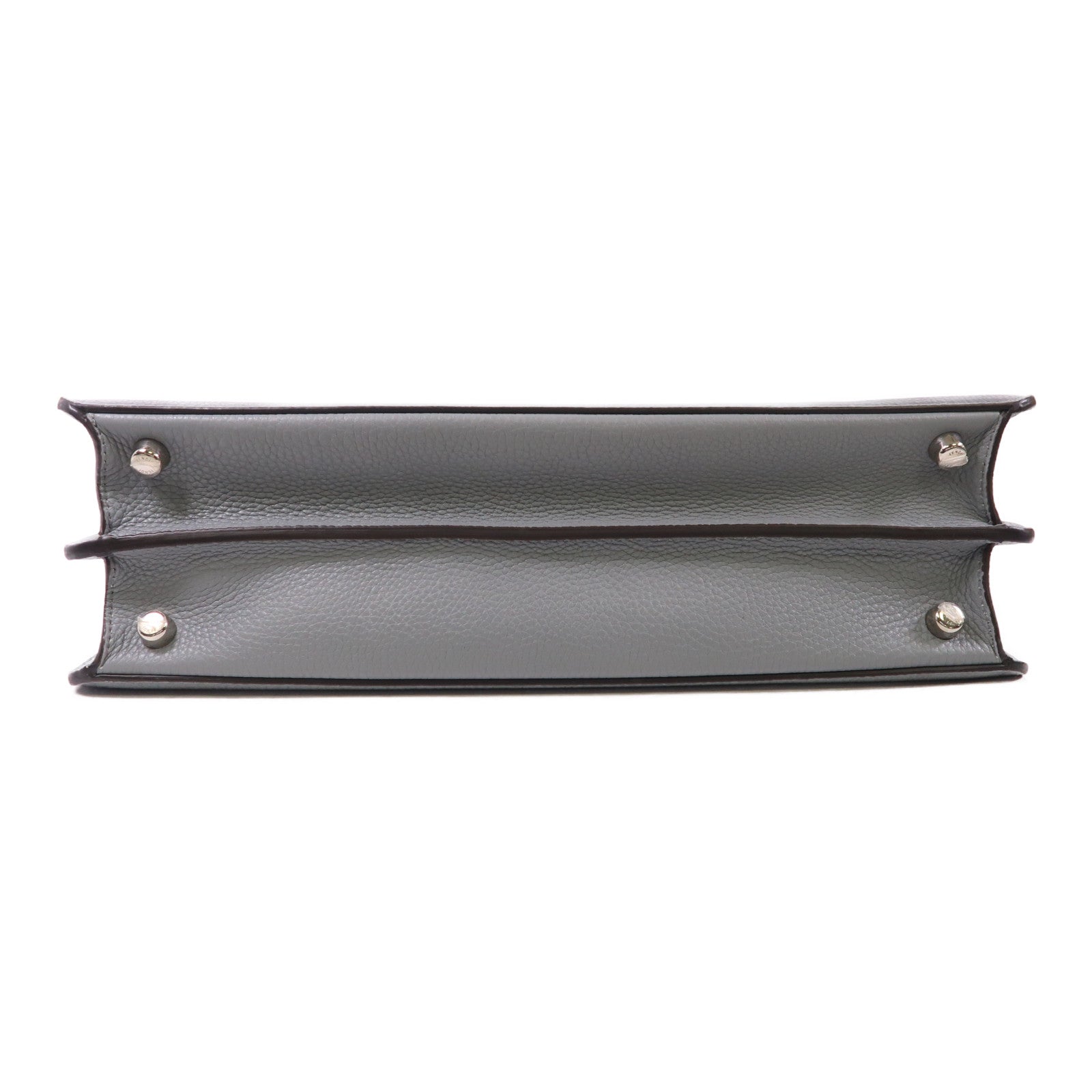 FENDI 牛皮皮革Peekaboo I See U Medium銀扣手挽肩背兩用袋