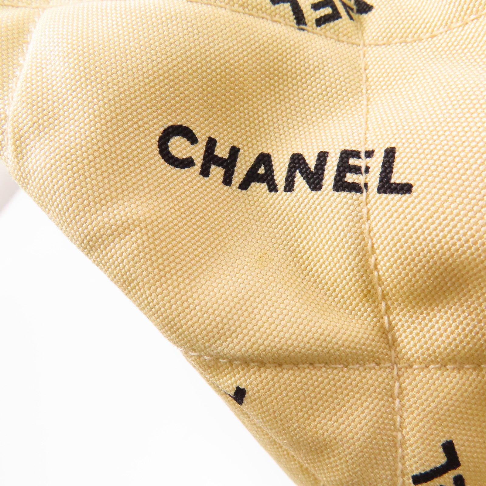 CHANEL 帆布Vintage Tote Bag金扣鏈帶手挽袋