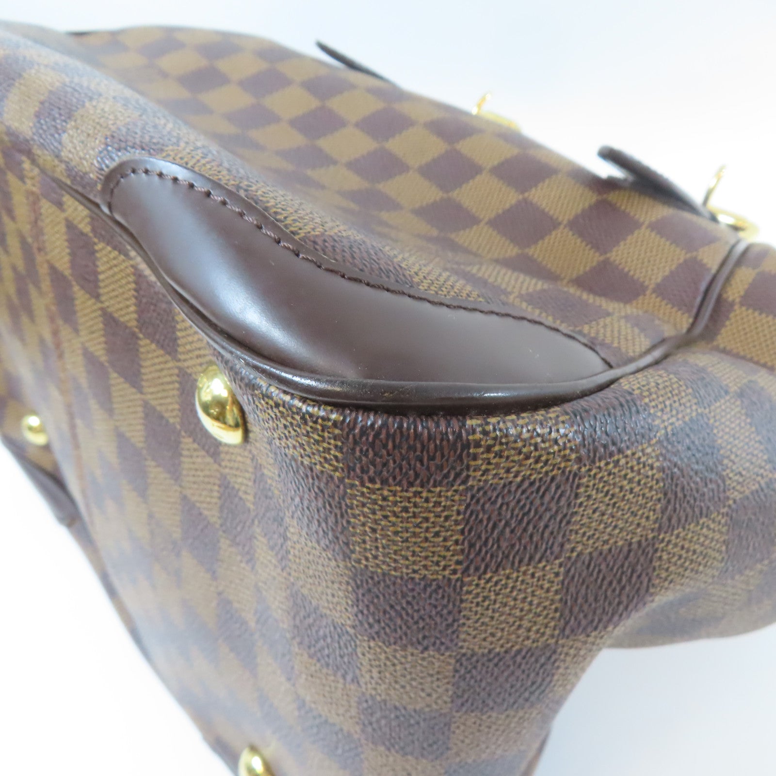 LOUIS VUITTON **【激減優惠】Damier Verona MM金扣肩背袋啡色