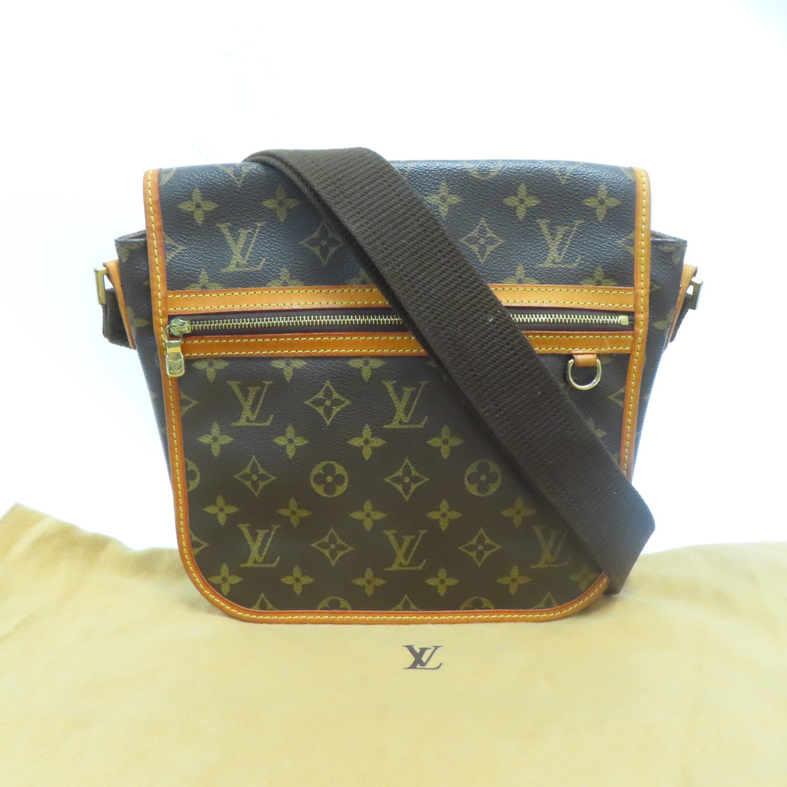 LOUIS VUITTON 【激減優惠】Monogram Palermo GM金扣手挽肩背兩用袋啡色