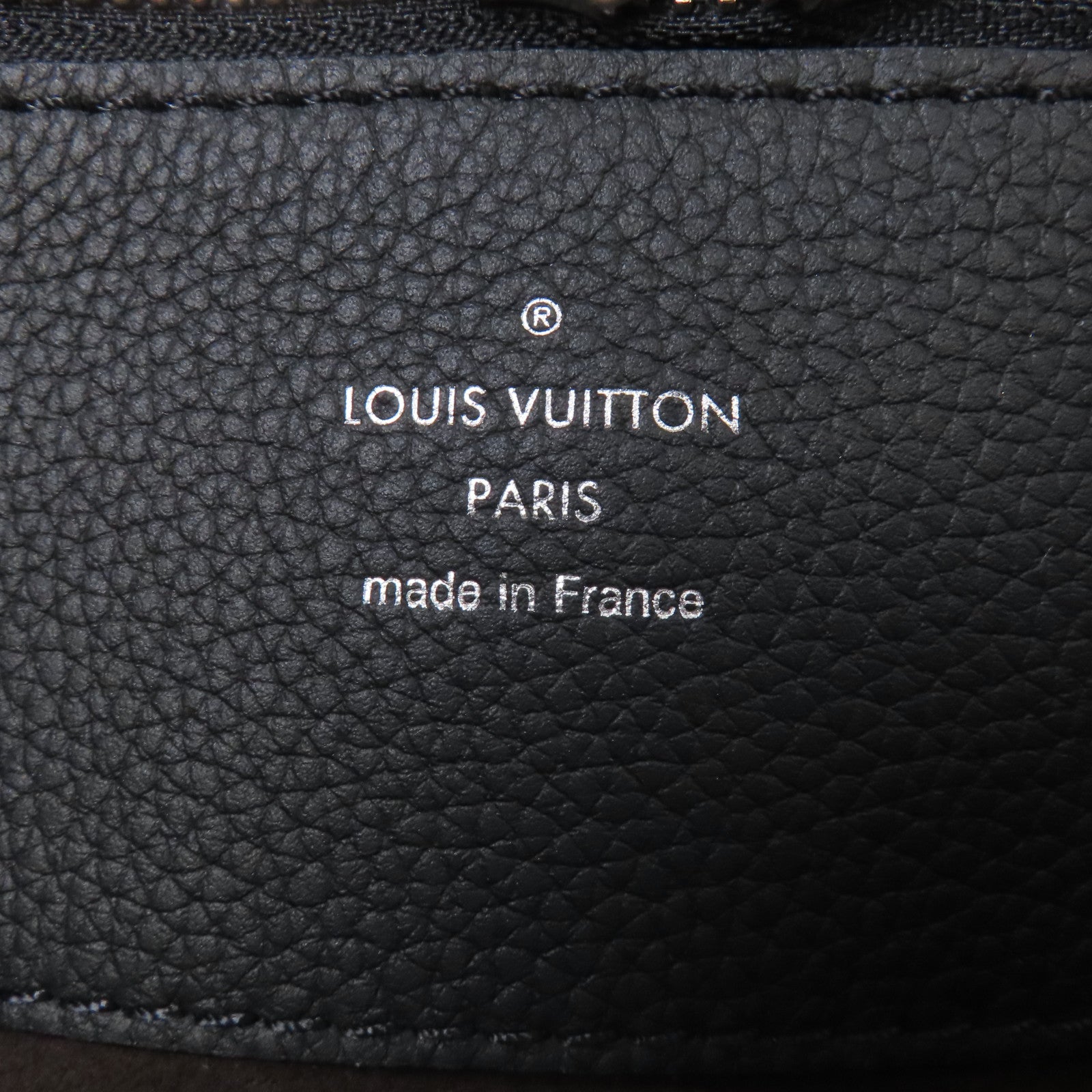LOUIS VUITTON Monogram Empreinte Bella Tote銀扣手挽肩背兩用袋黑色