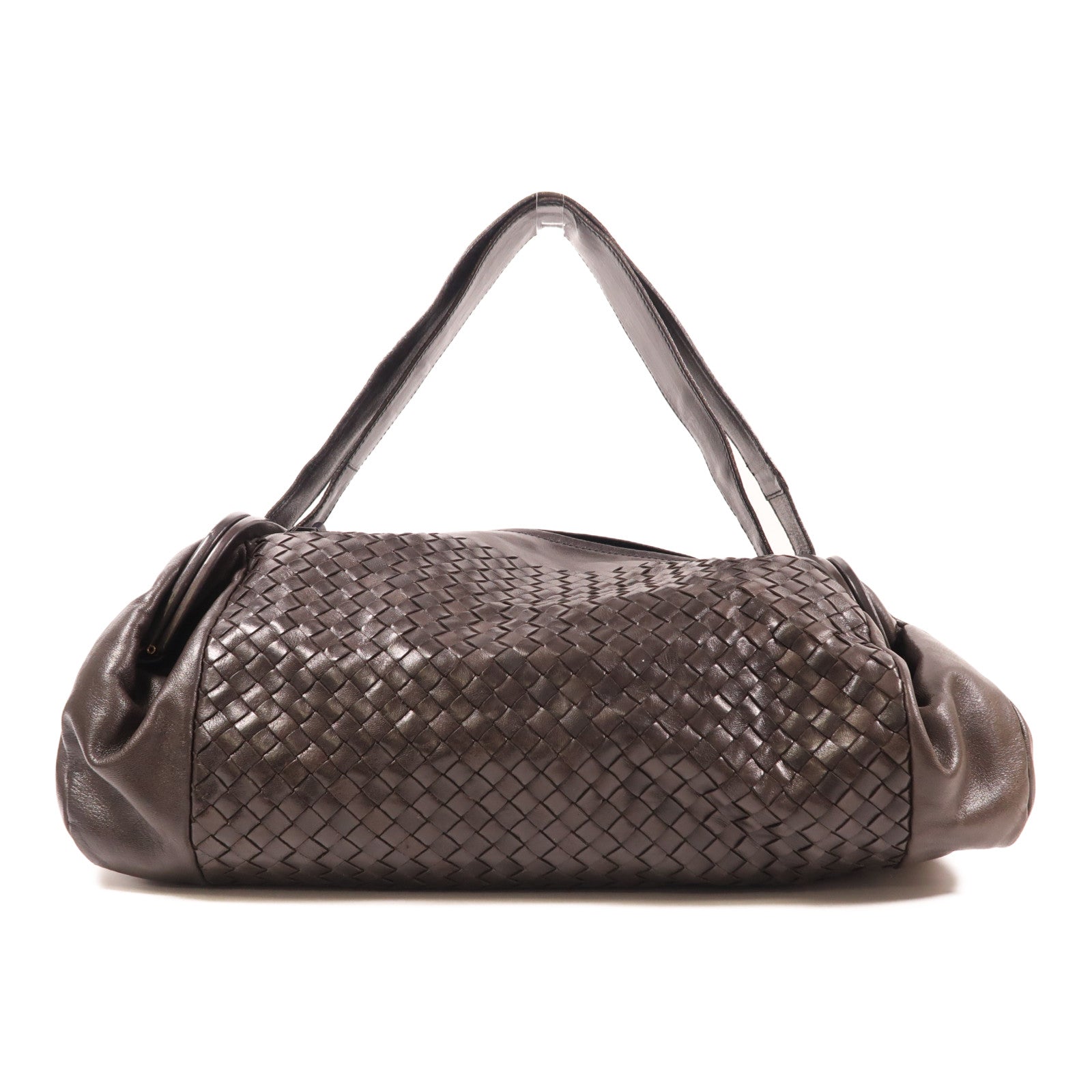 BOTTEGA VENETA 牛皮皮革Shoulder Bag金扣肩背袋
