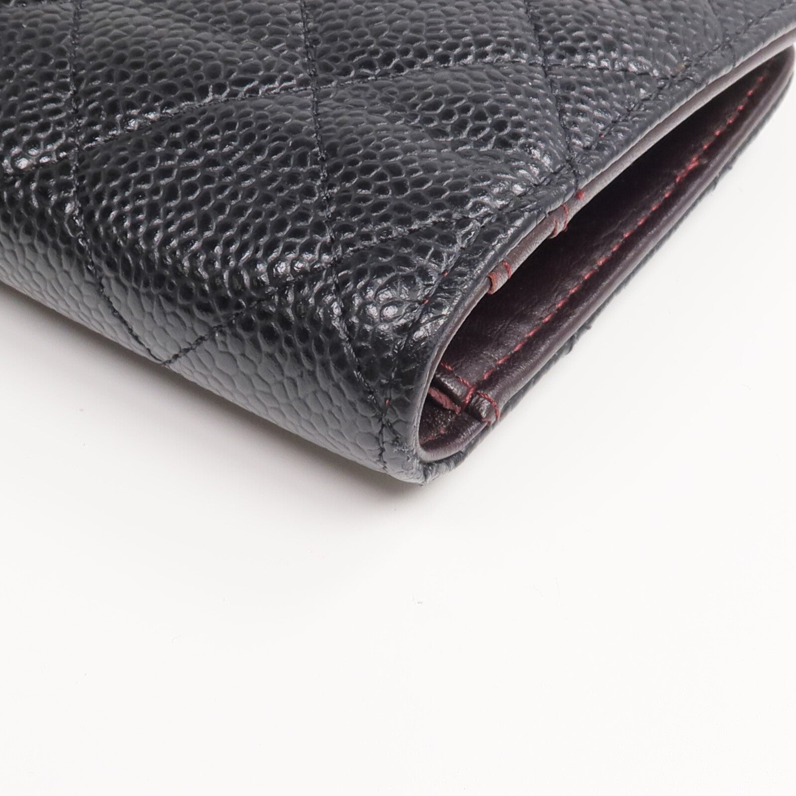 CHANEL 牛皮皮革Classic Flap Long Wallet金扣長錢包