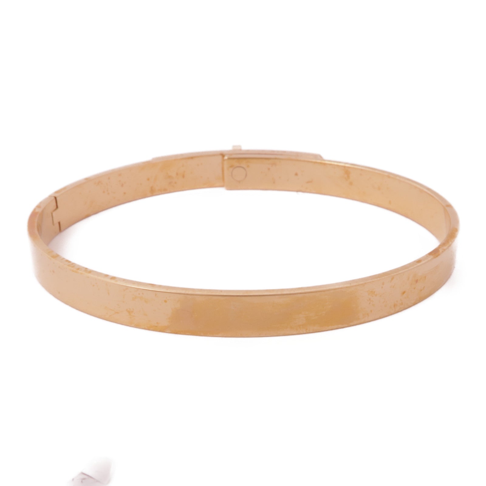 HERMES 【激減優惠】18K玫瑰金Kelly Bracelet手鐲#XS