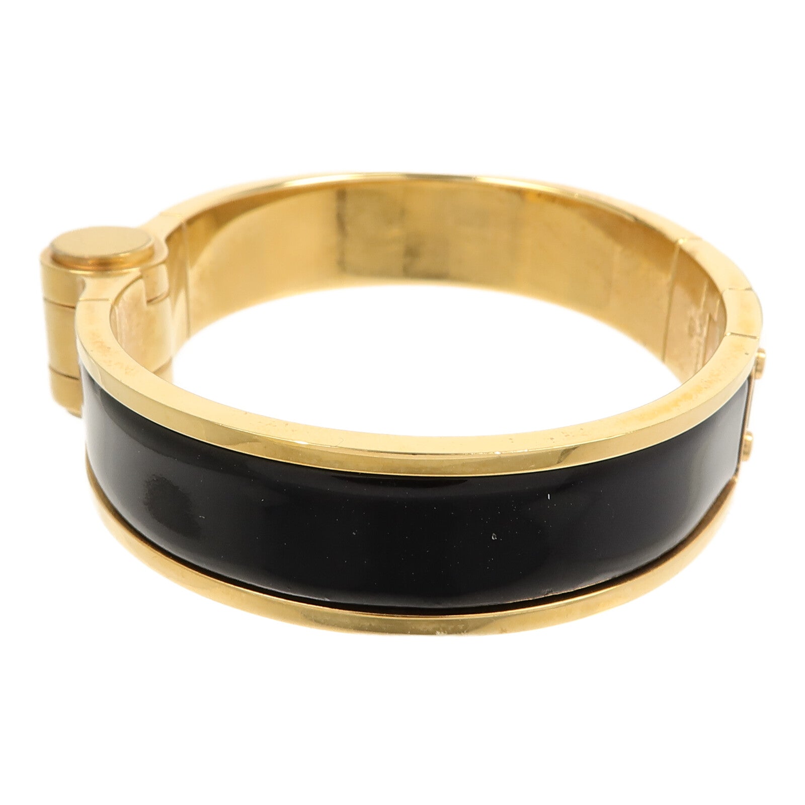 HERMES 金屬/琺瑯Enamel Hinged Bracelet手鐲