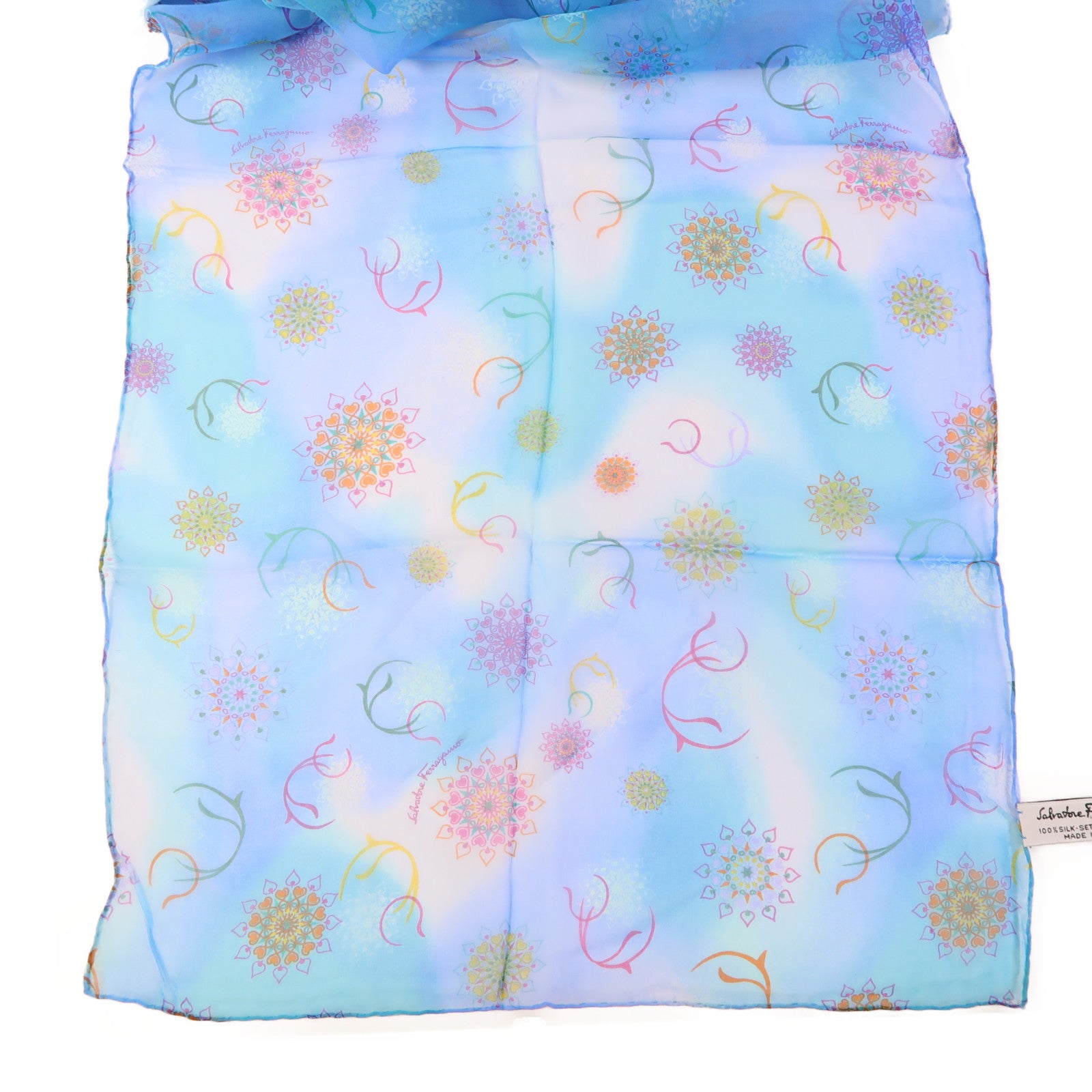 Salvatore Ferragamo 絲質Scarf絲巾