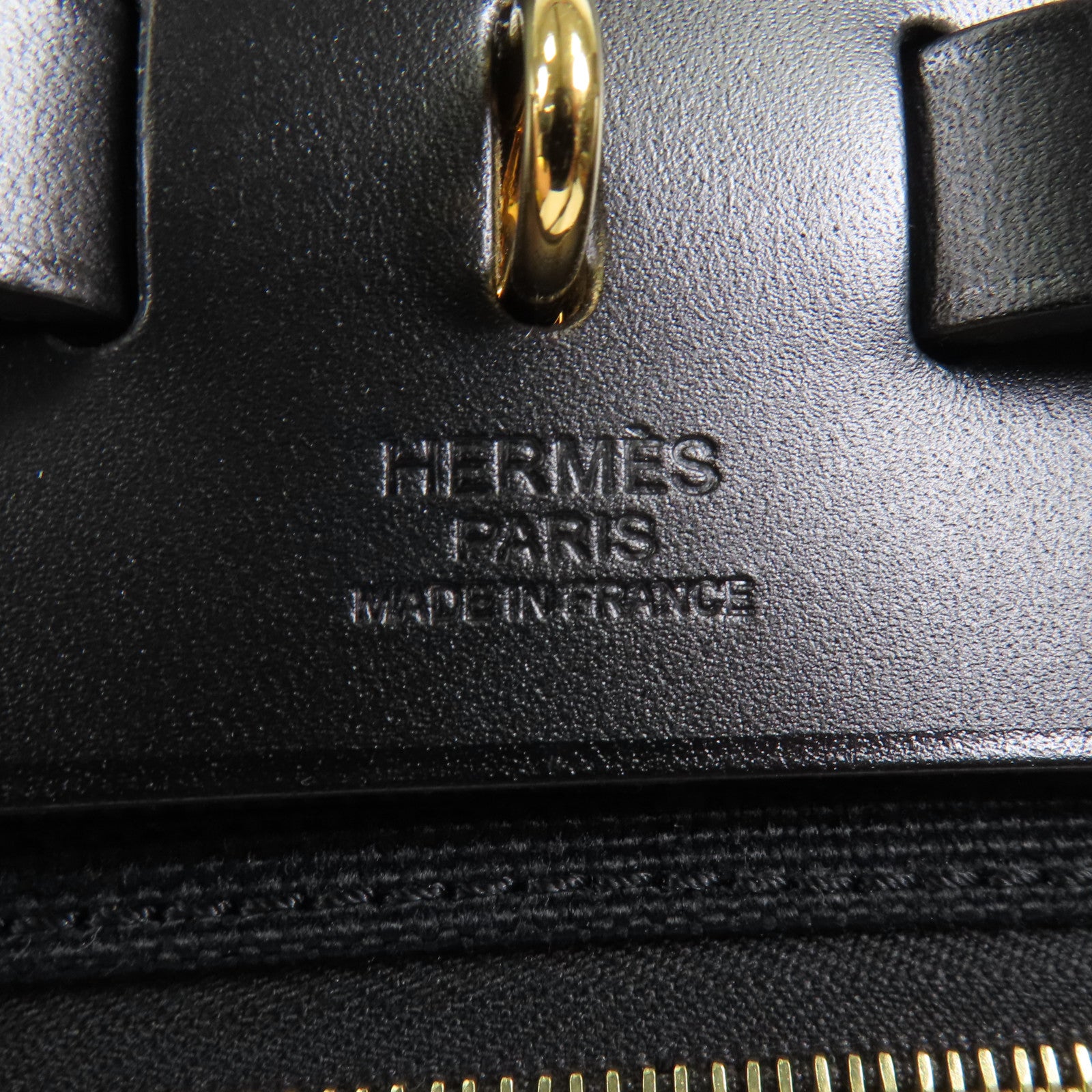 HERMES 帆布Herbag Zip 31手挽肩背兩用袋Noir