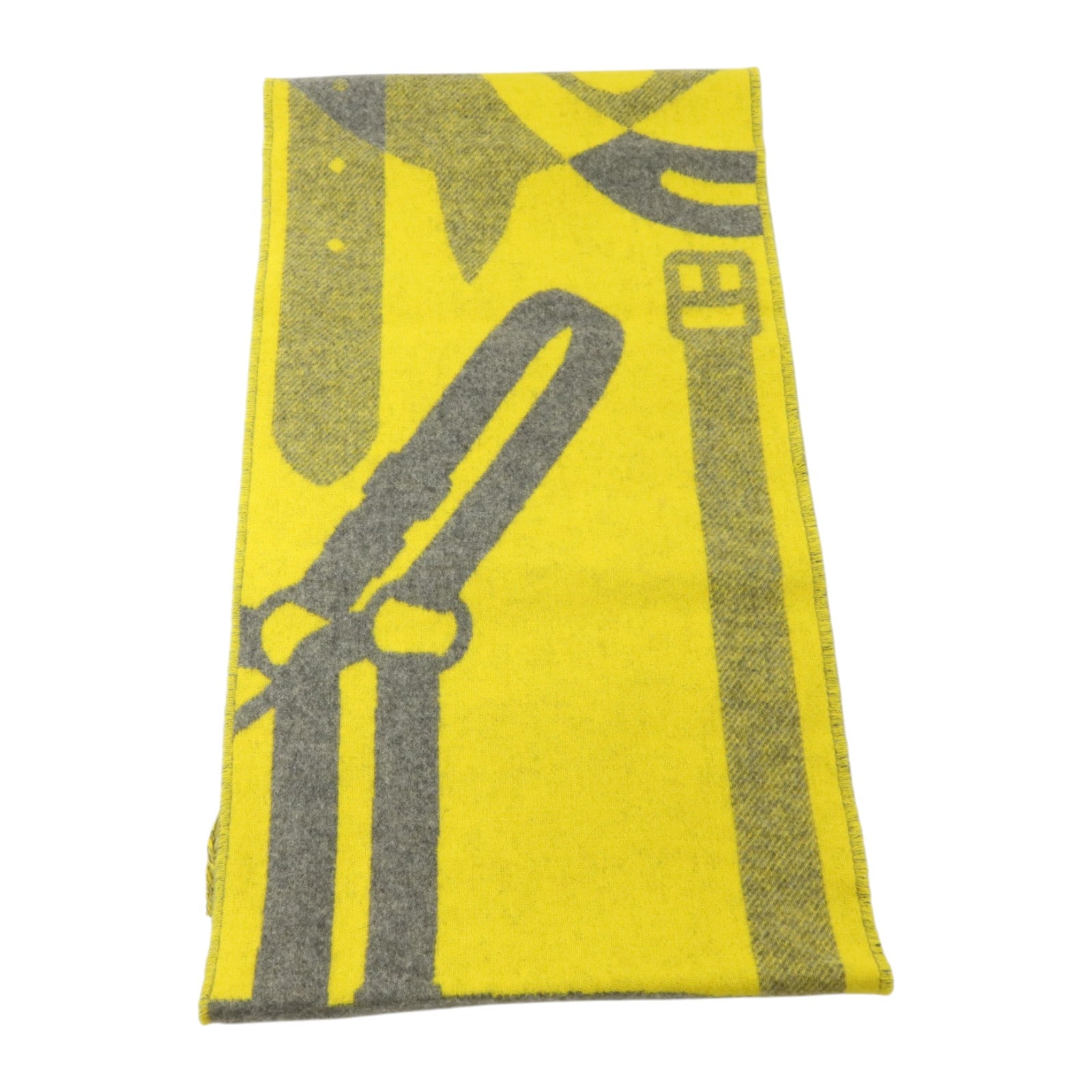 HERMES 羊絨Ready Steady Go Scarf 25x170圍巾