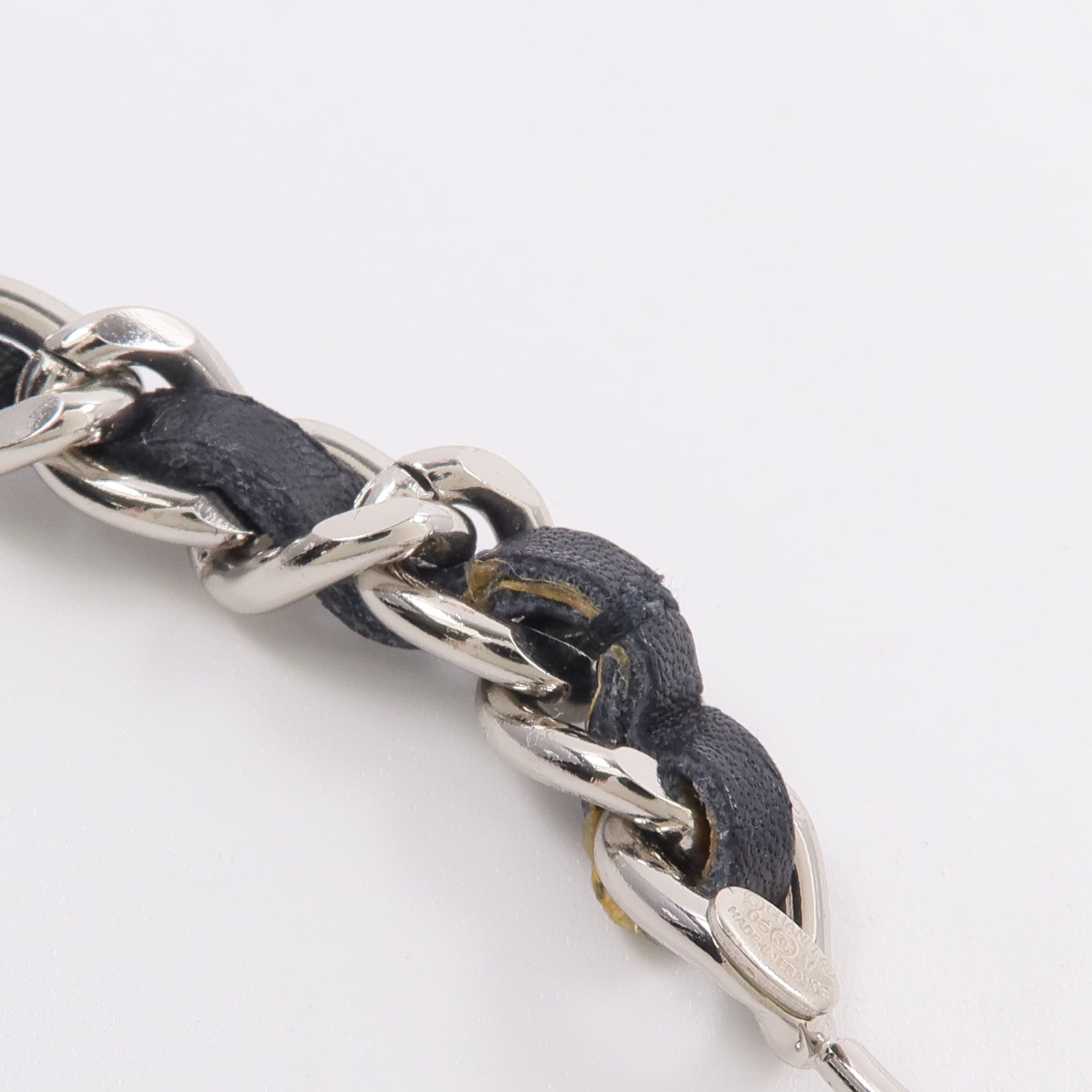 CHANEL 金屬/皮革Chain Belt腰帶