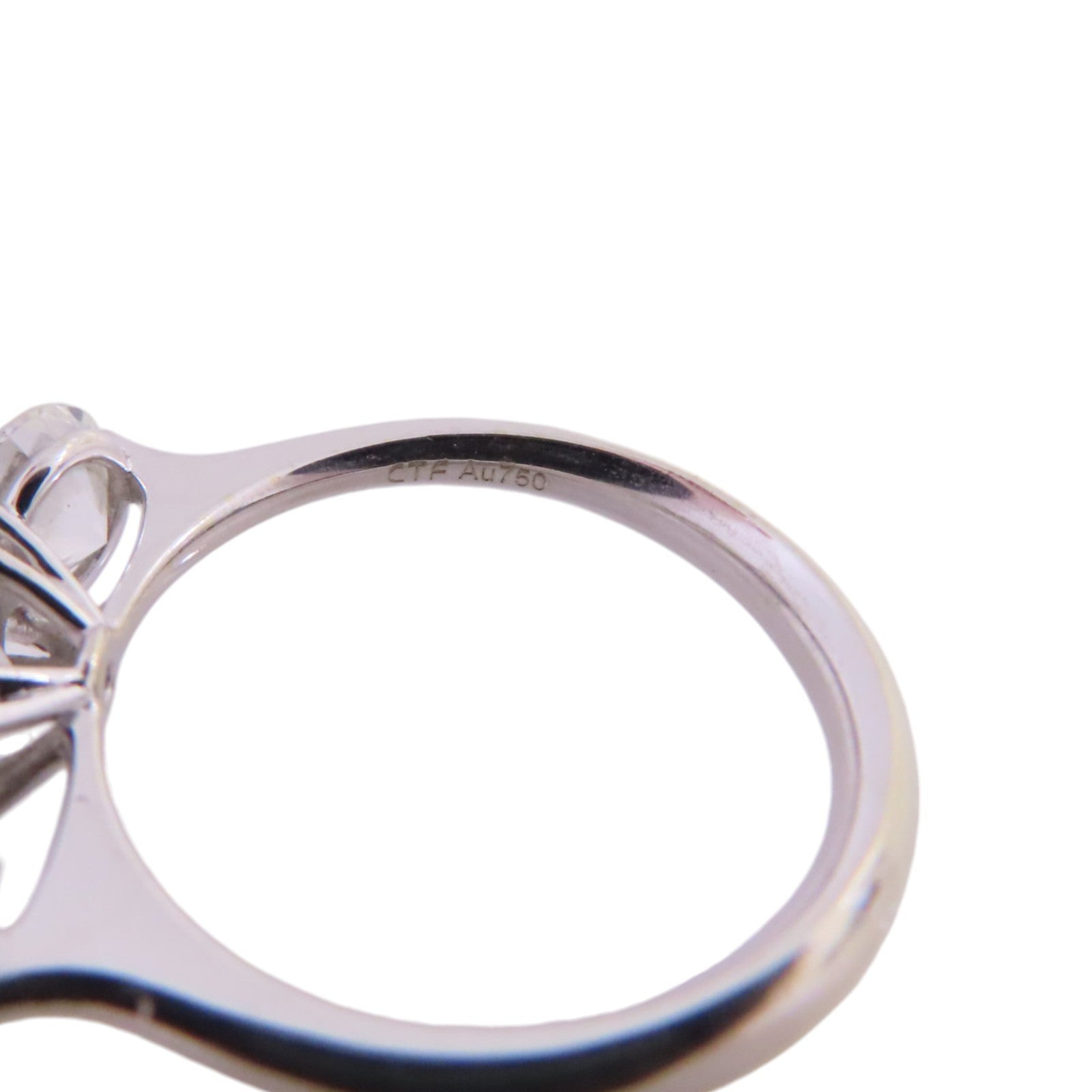JEWELRY 【激減優惠】18K白金/鑽石Diamond Ring戒指US#5.25