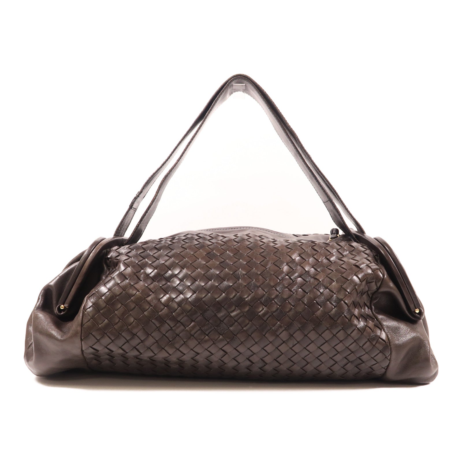 BOTTEGA VENETA 牛皮皮革Shoulder Bag金扣肩背袋