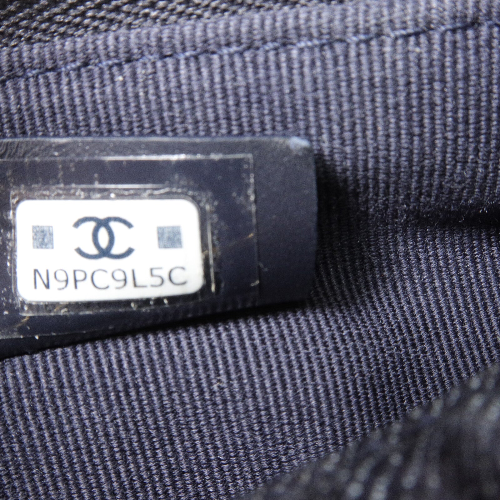 CHANEL 牛仔布Hobo Bag鏈帶手挽肩背兩用袋
