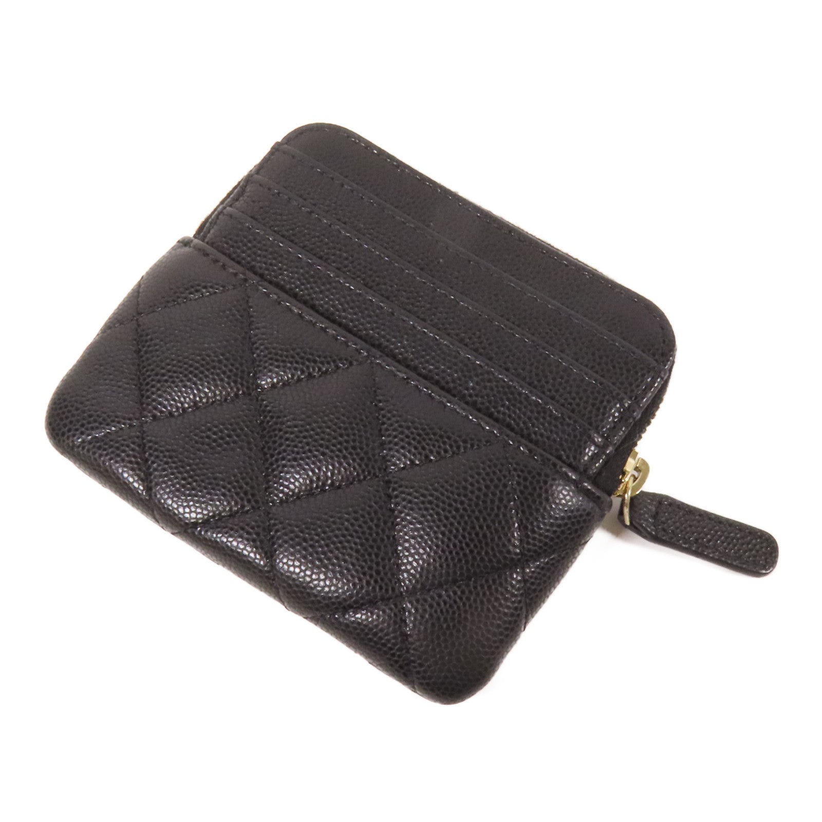 CHANEL 牛皮皮革Card Case金扣卡片套