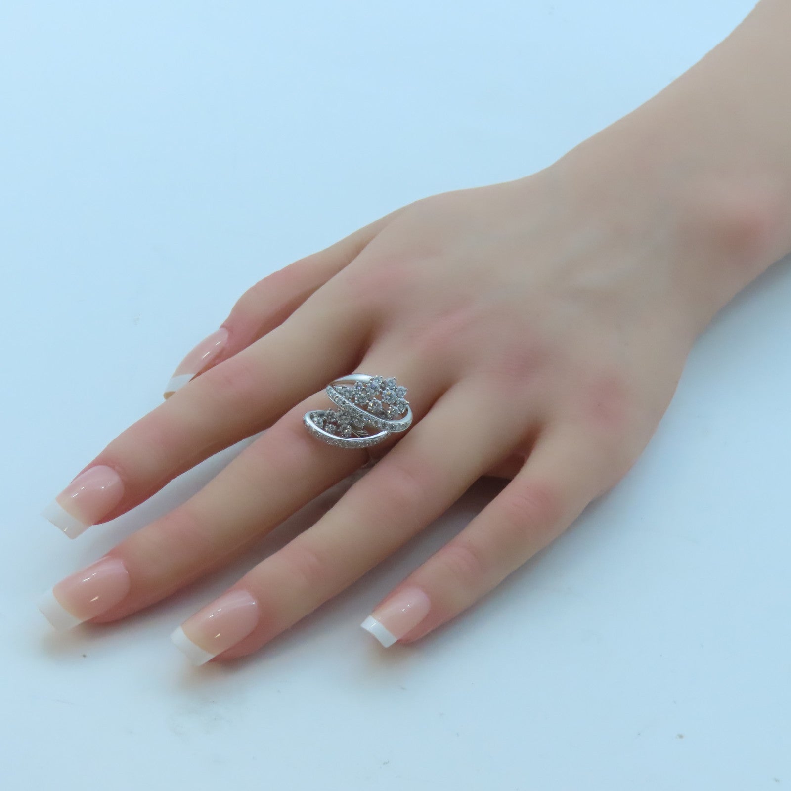 JEWELRY 【激減優惠】18K白金Diamond Ring 1.38ct鑽石戒指US#6.5