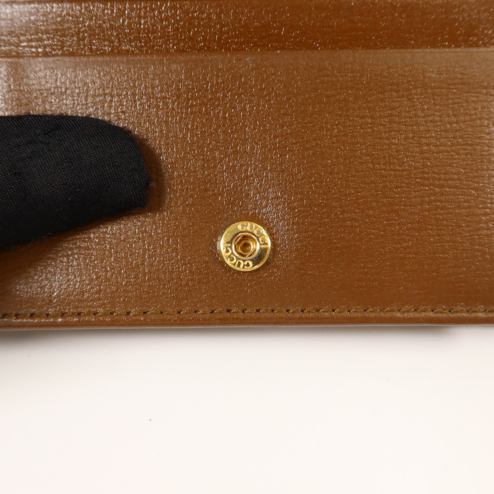 GUCCI 塗層帆布Horsebit 1955 Card Case Wallet錢包