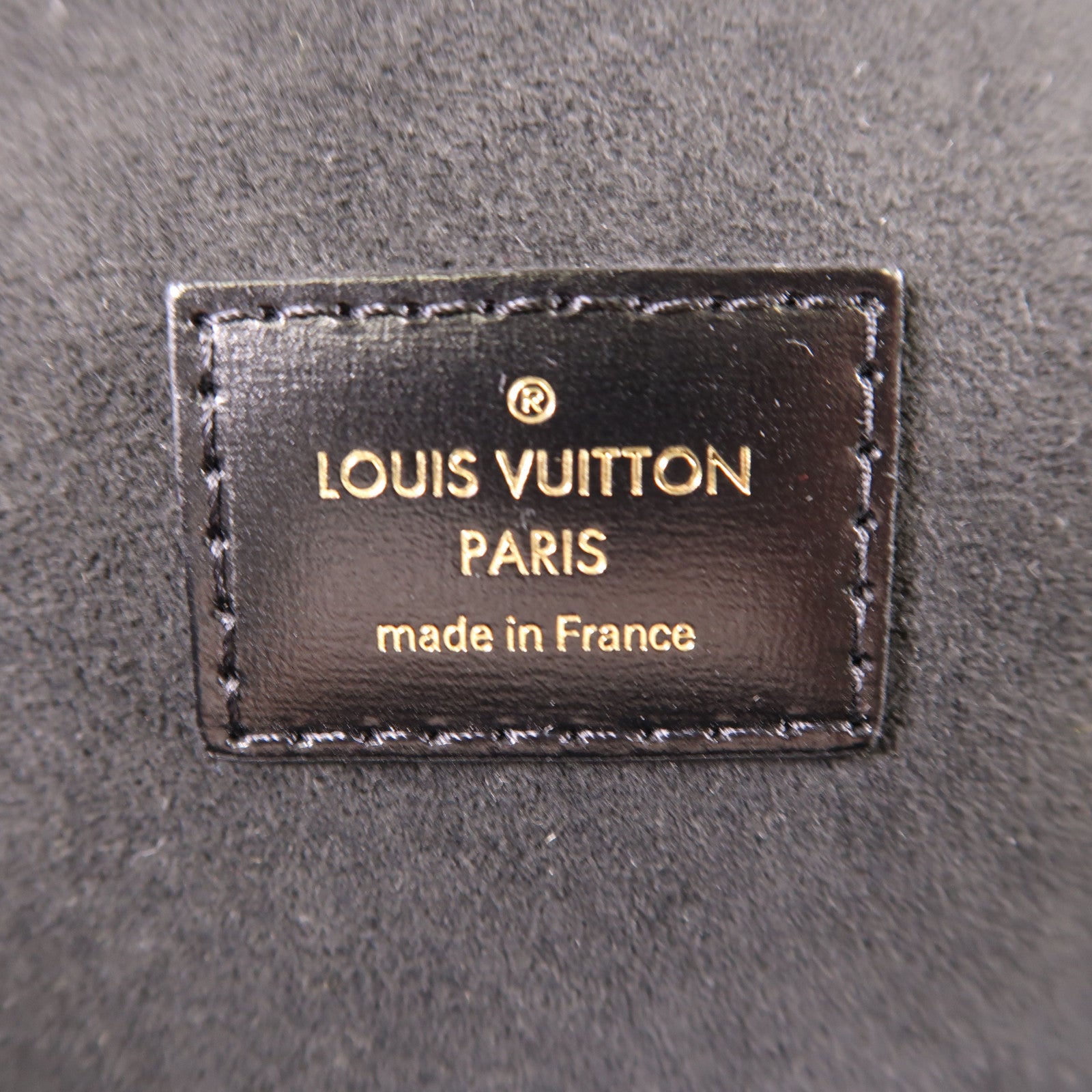 LOUIS VUITTON Monogram Reverse Vanity PM金扣手挽肩背兩用袋棕色