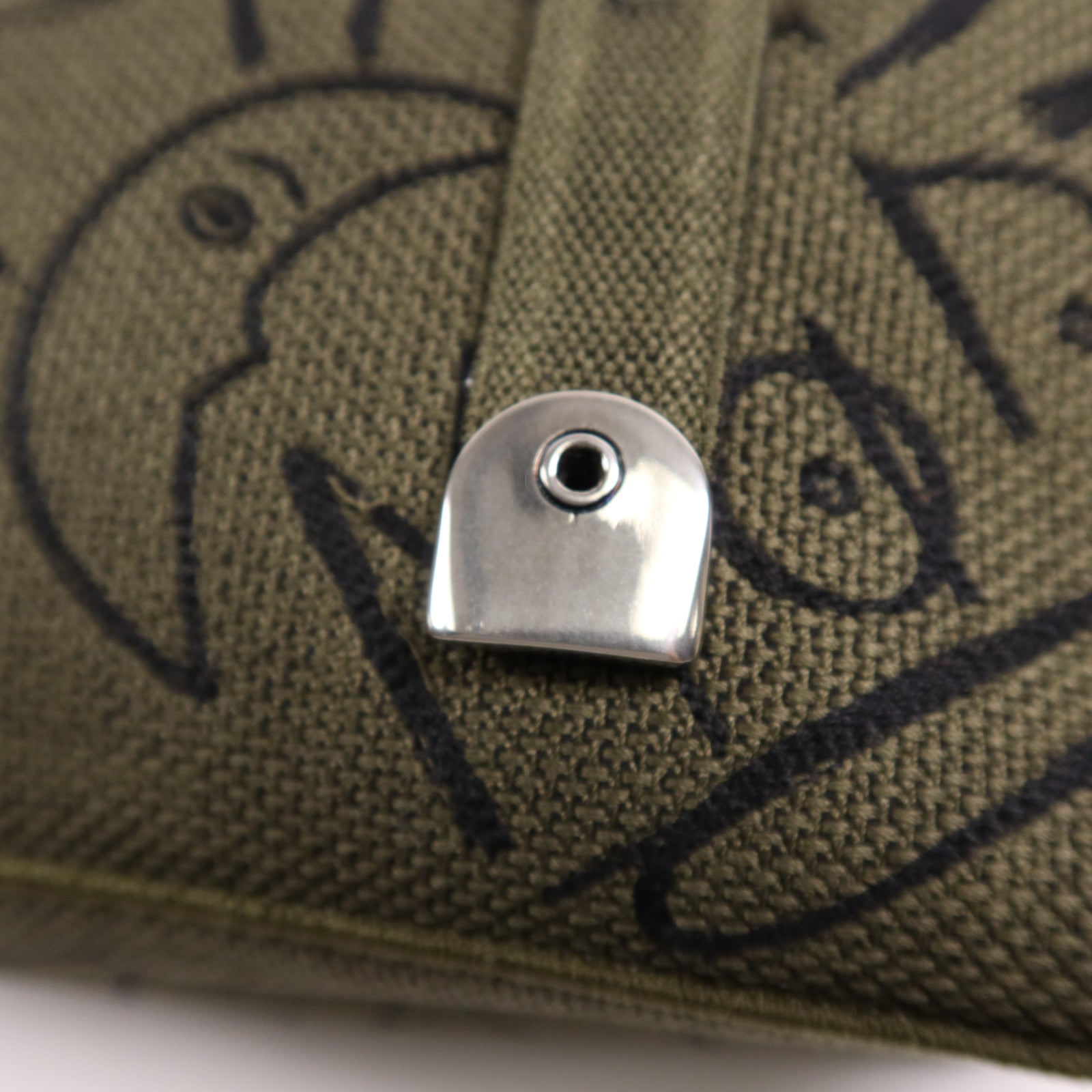 Dior 帆布Dior Camp銀扣肩背袋