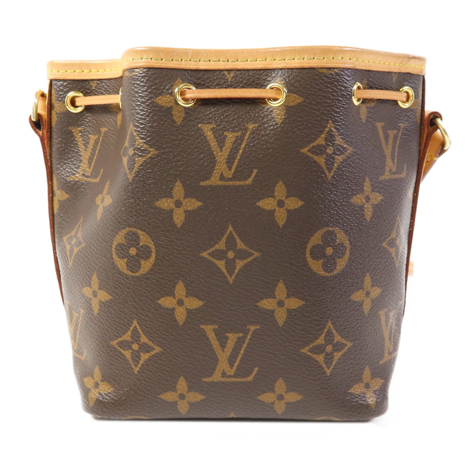 LOUIS VUITTON Monogram Nano Noe金扣肩背袋