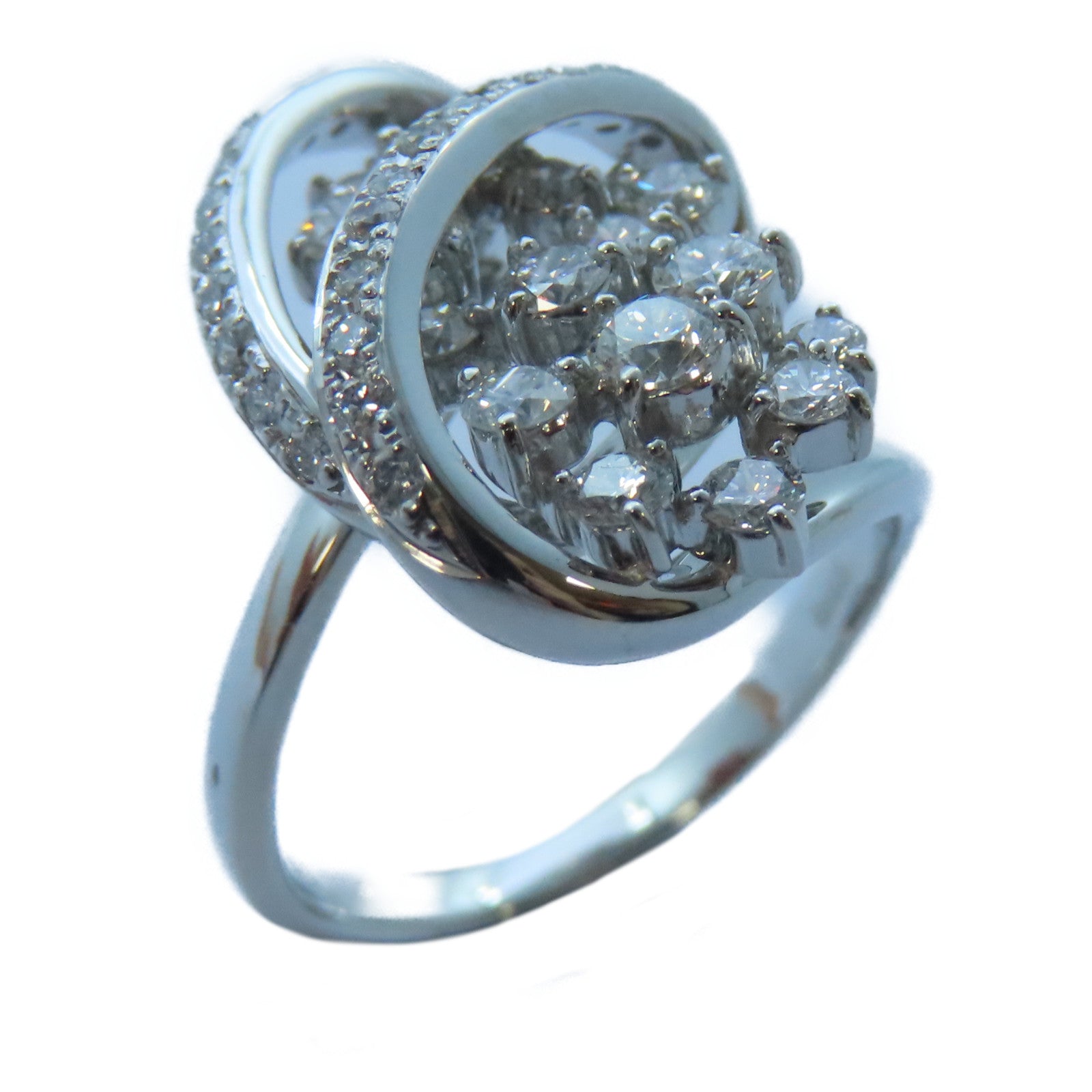 JEWELRY 【激減優惠】18K白金Diamond Ring 1.38ct鑽石戒指US#6.5
