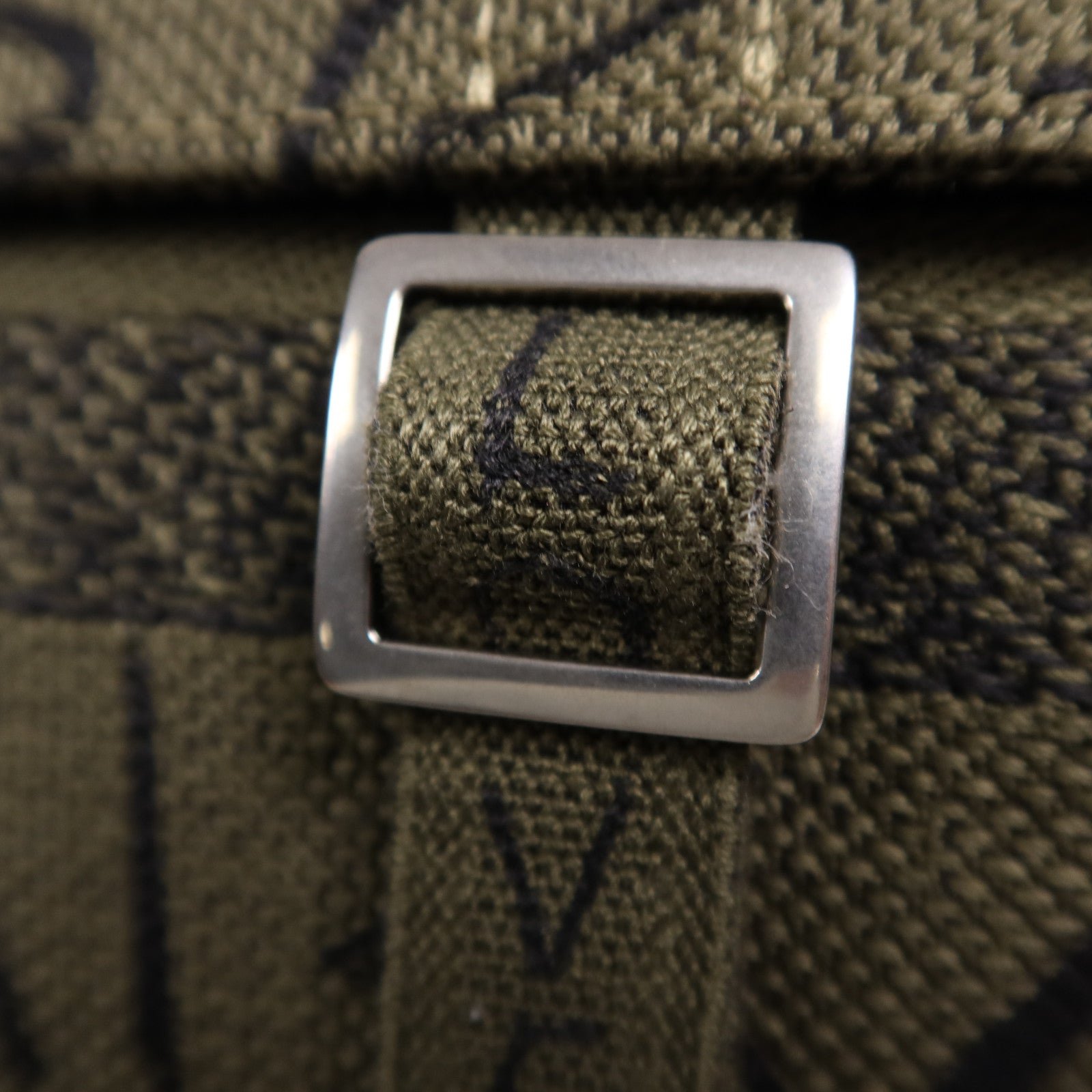 Dior 帆布Dior Camp銀扣肩背袋