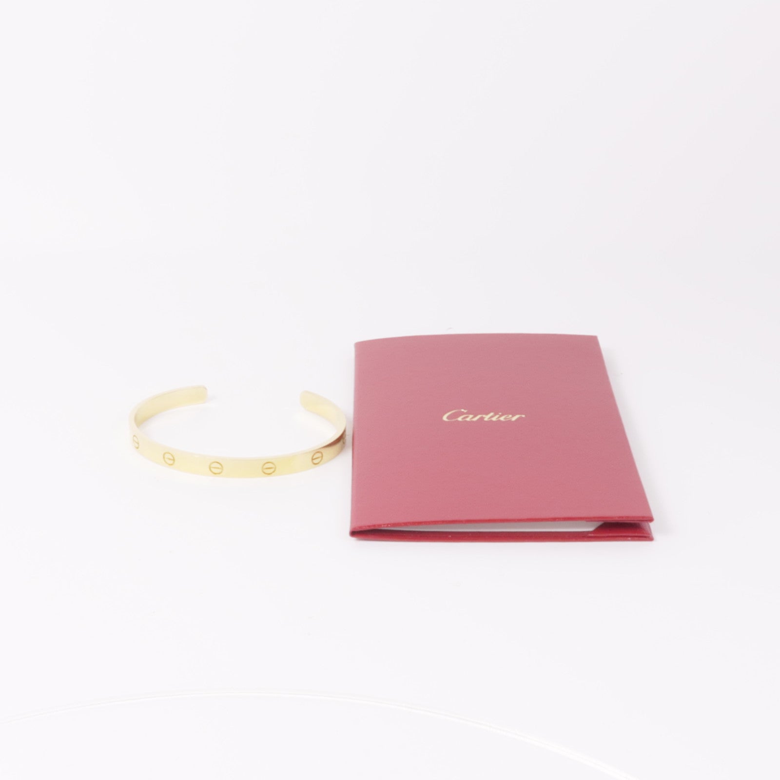 CARTIER 18K黃金Love Bracelet手鐲Cartier#19