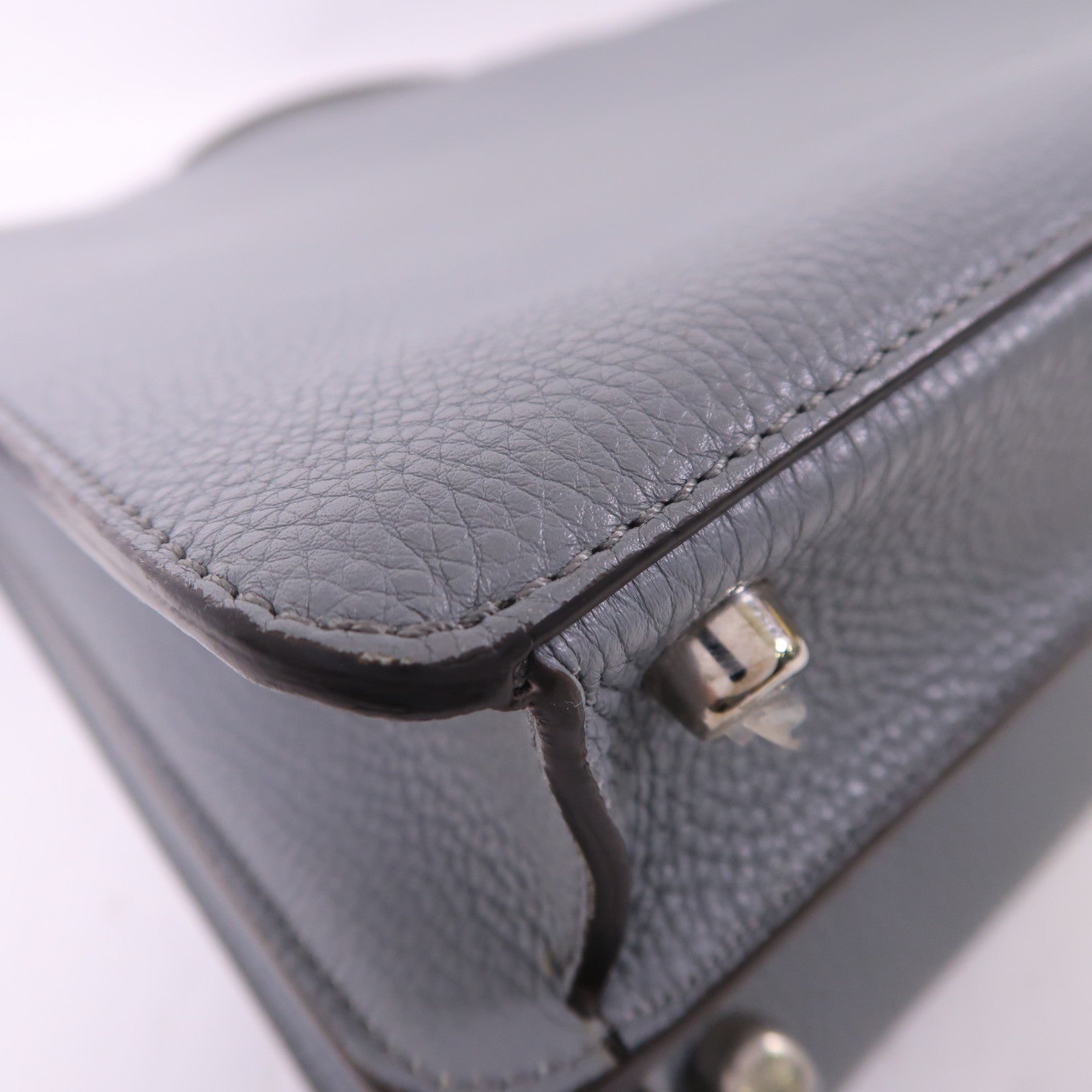 FENDI 牛皮皮革Peekaboo I See U Medium銀扣手挽肩背兩用袋