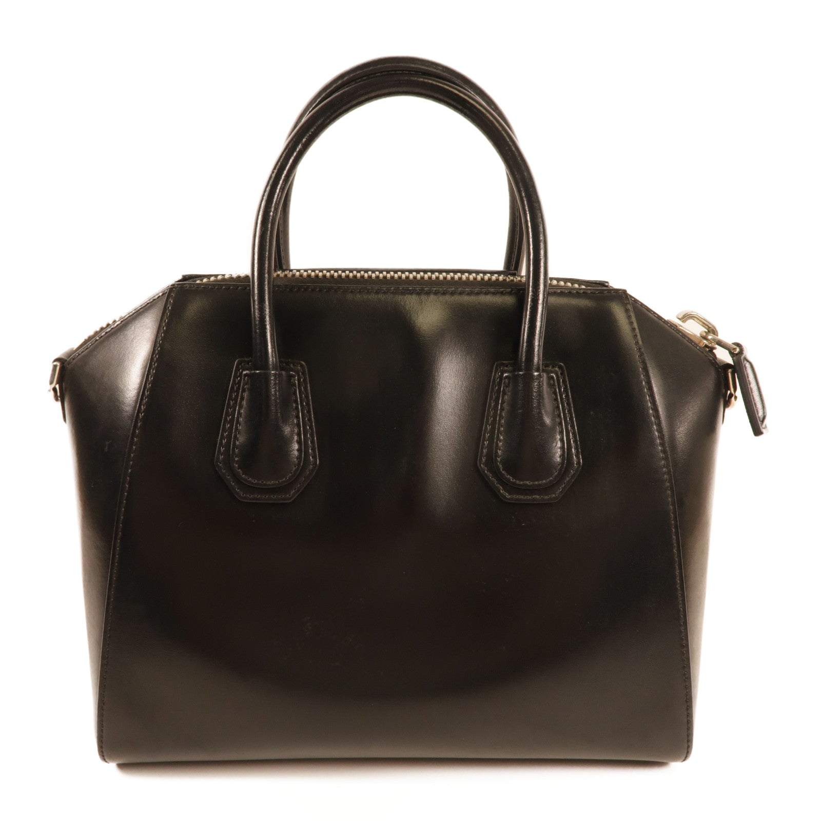 GIVENCHY 牛皮皮革Antigona bag銀扣手挽肩背兩用袋