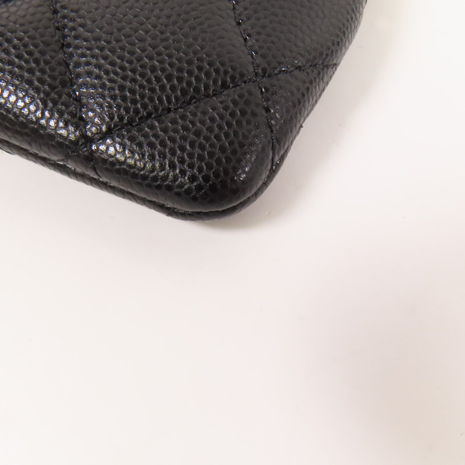 CHANEL 牛皮皮革Card Case金扣卡片套