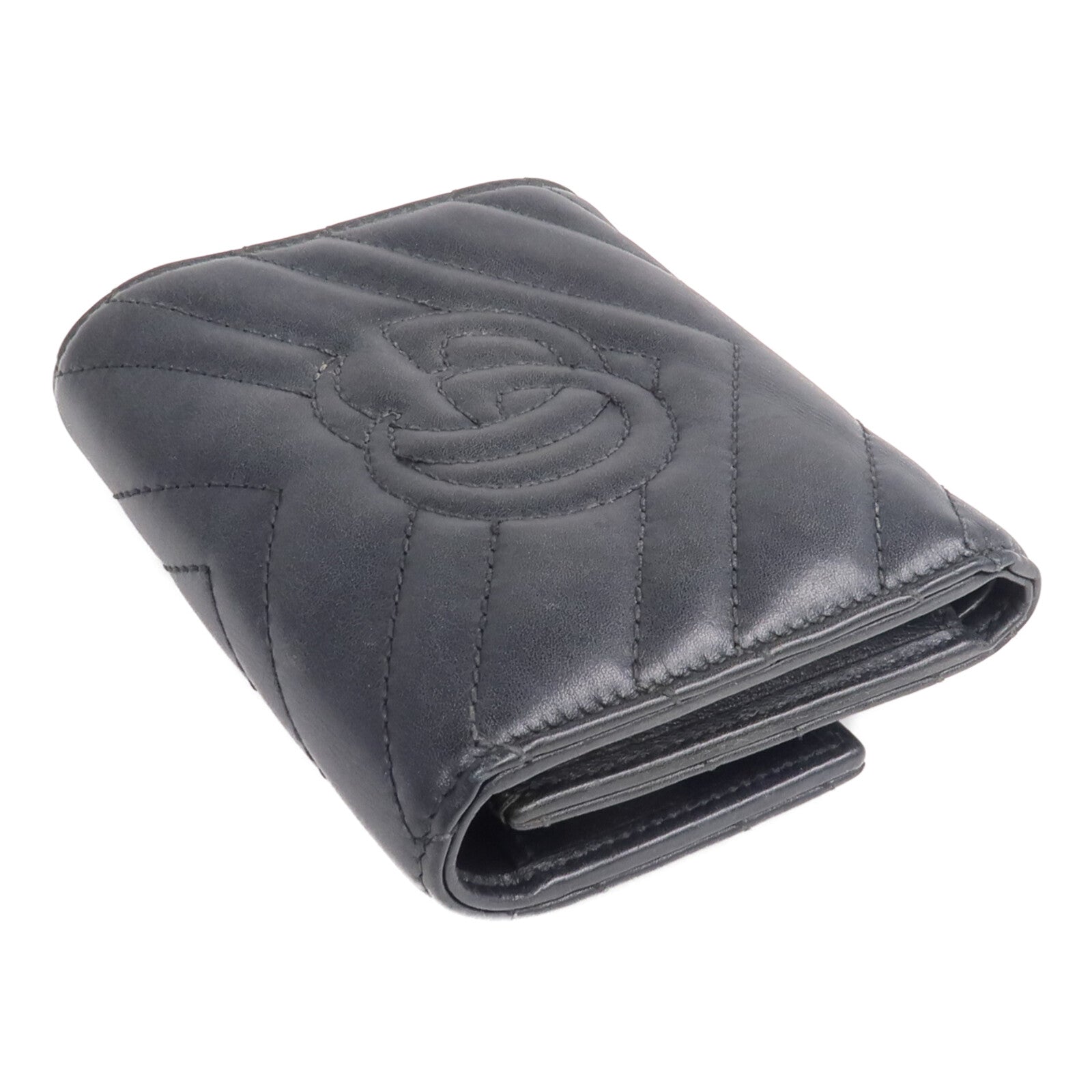 GUCCI 牛皮皮革Wallet金扣錢包