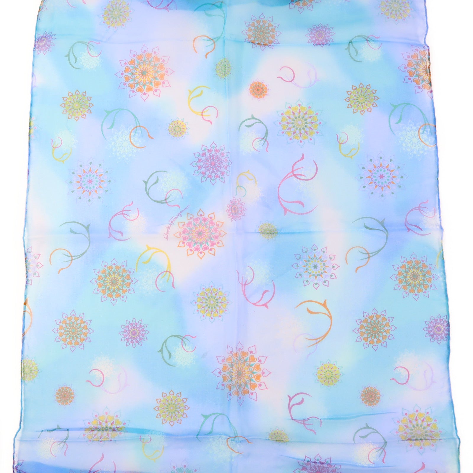 Salvatore Ferragamo 絲質Scarf絲巾