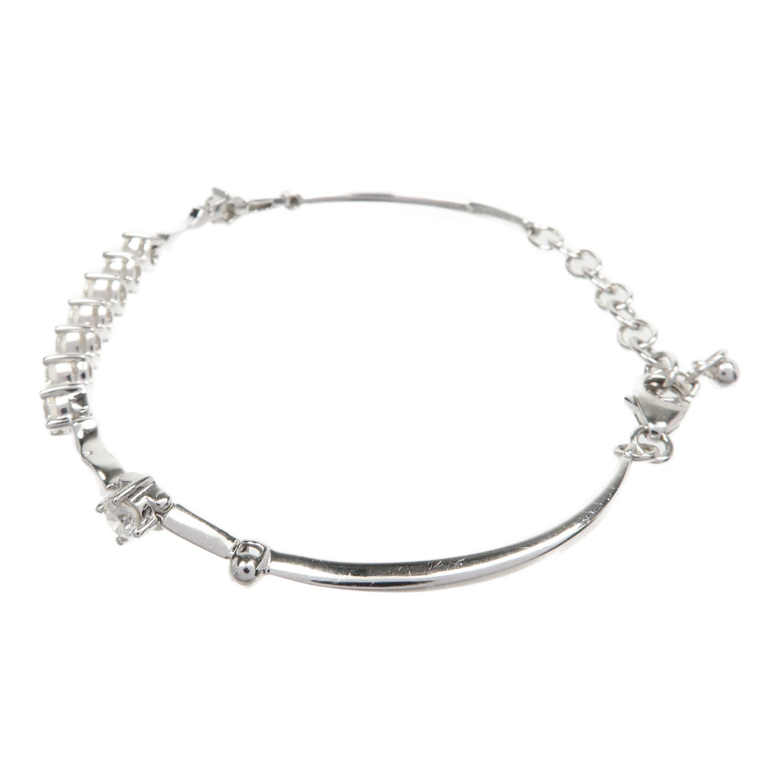 JEWELRY 18K白金Diamond Bracelet鑽石手鏈