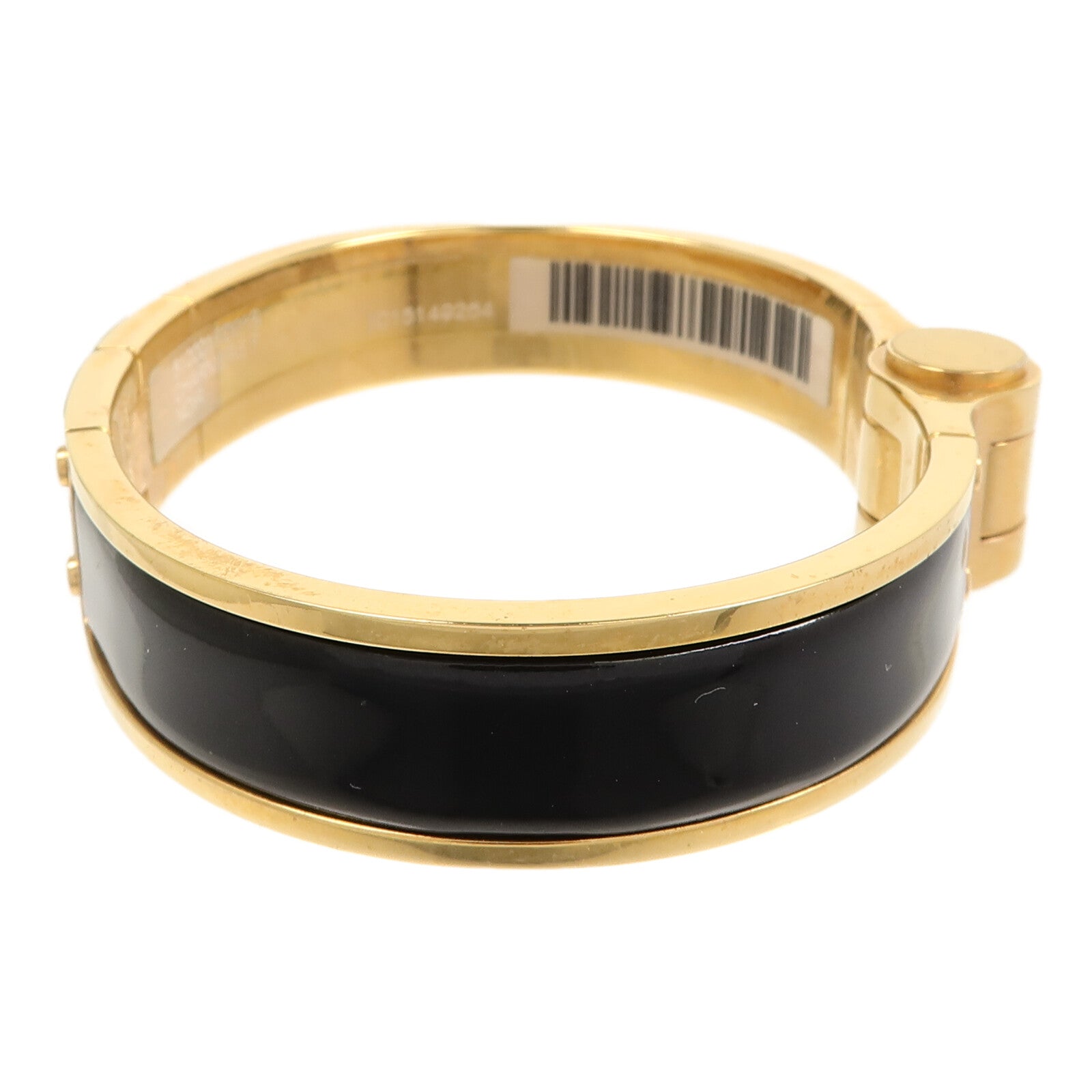 HERMES 金屬/琺瑯Enamel Hinged Bracelet手鐲