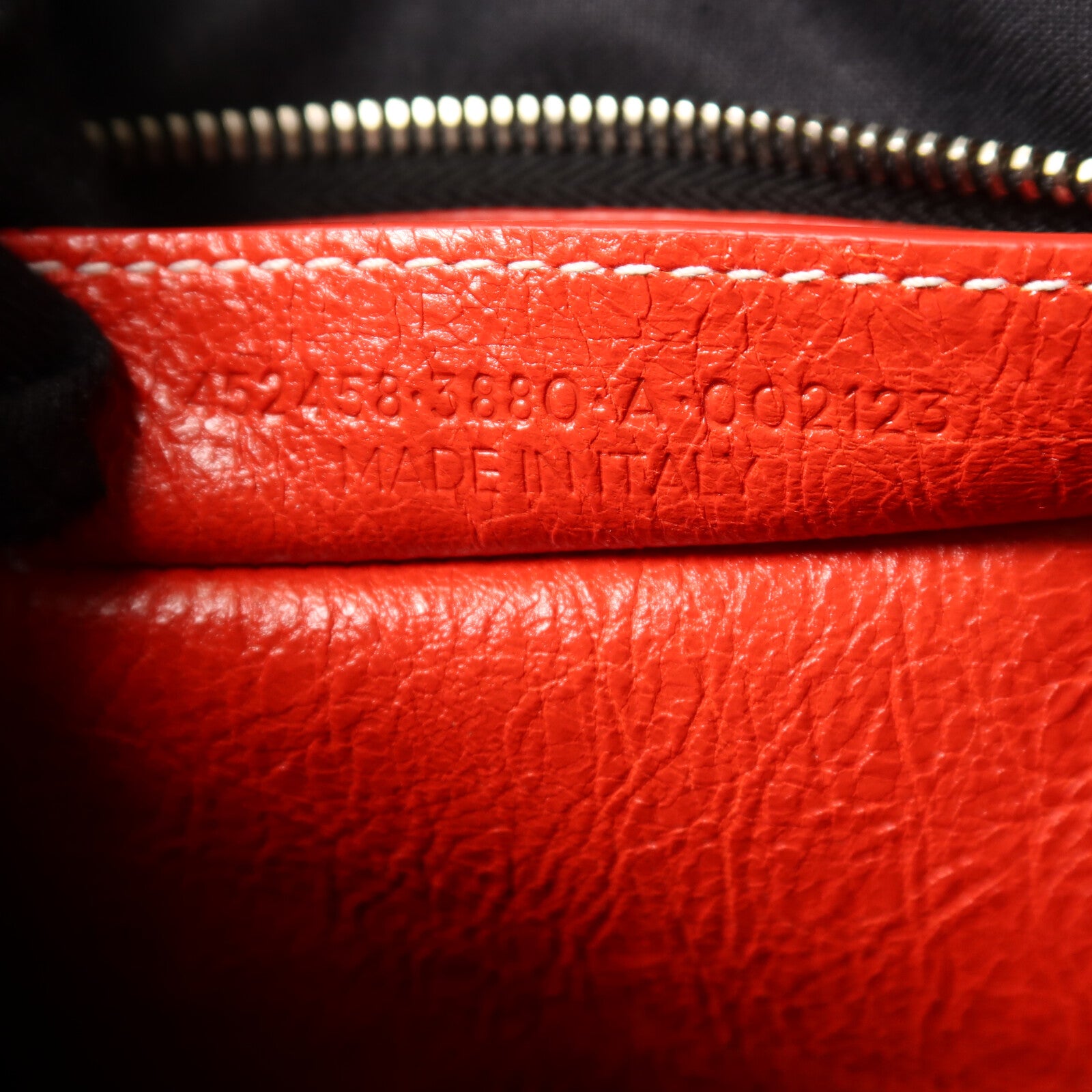 BALENCIAGA 牛皮皮革Bazar Bag銀扣手挽肩背兩用袋