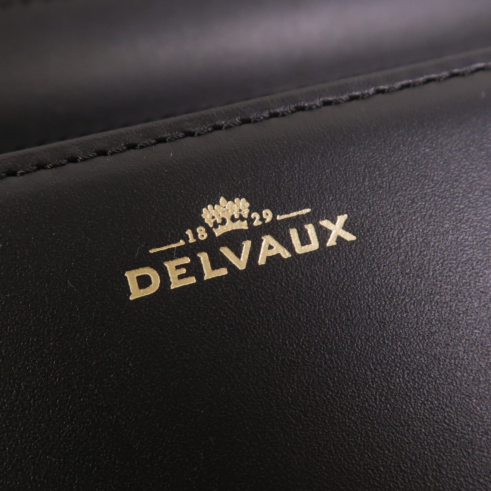 Delvaux 牛皮皮革Lingot Small肩背袋
