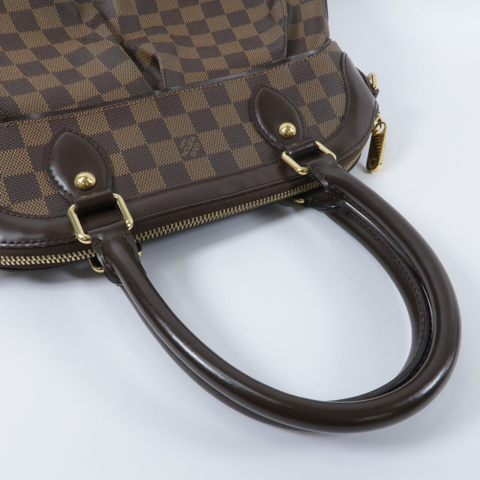 LOUIS VUITTON Damier Trevi手挽肩背兩用袋