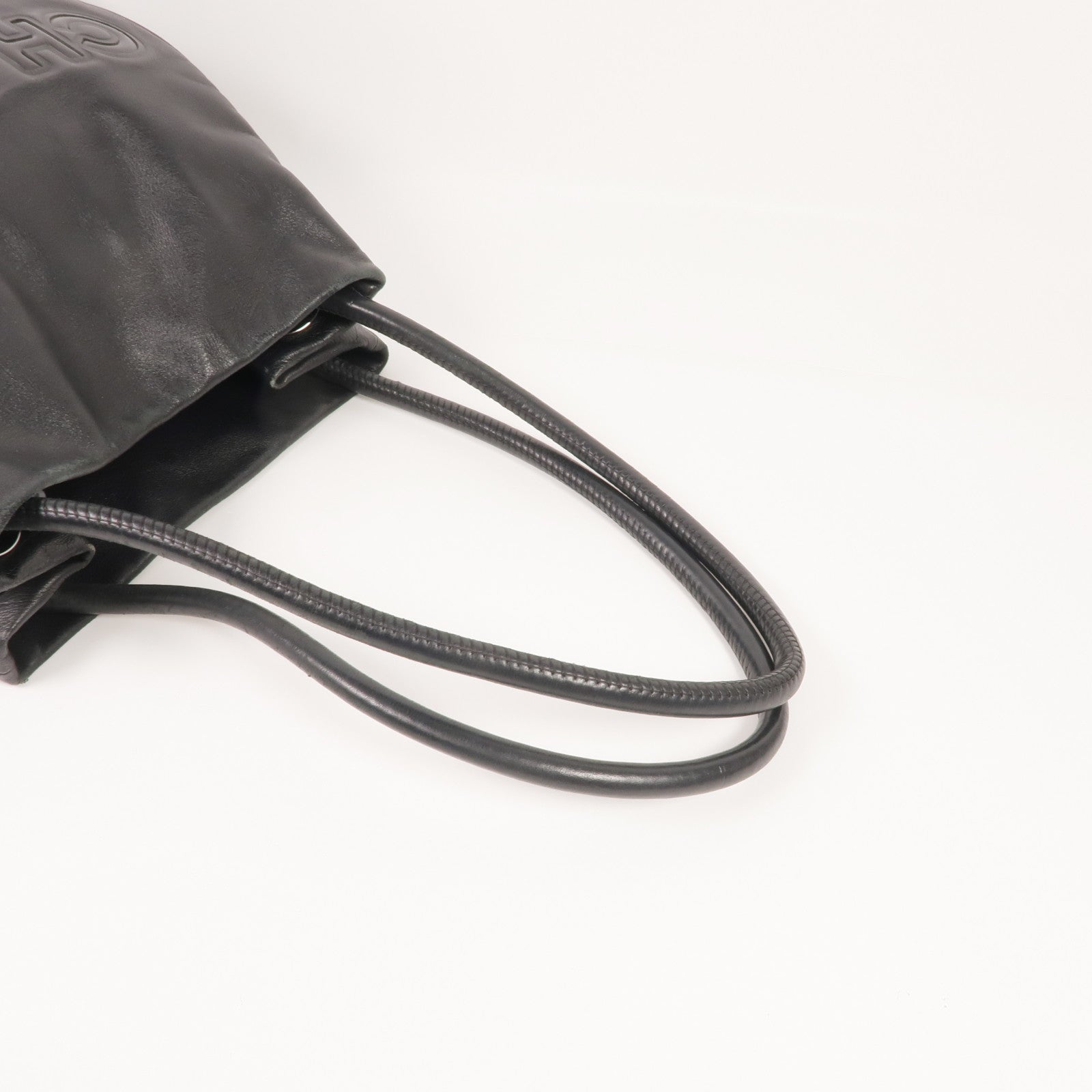 CHANEL 牛皮皮革Shoulder Bag銀扣肩背袋