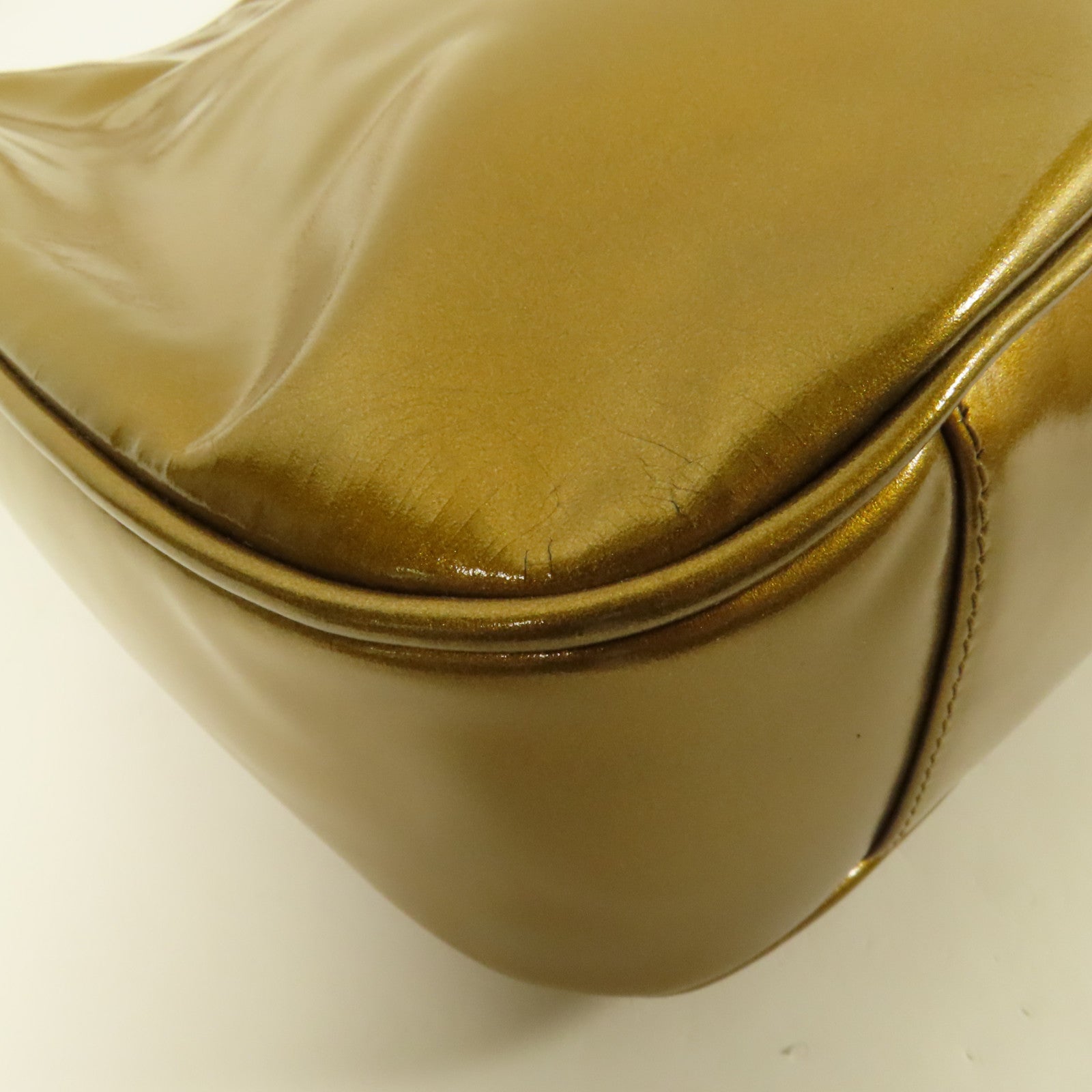 GUCCI 漆皮皮革2 Way Shoulder Bag金扣手挽肩背兩用袋