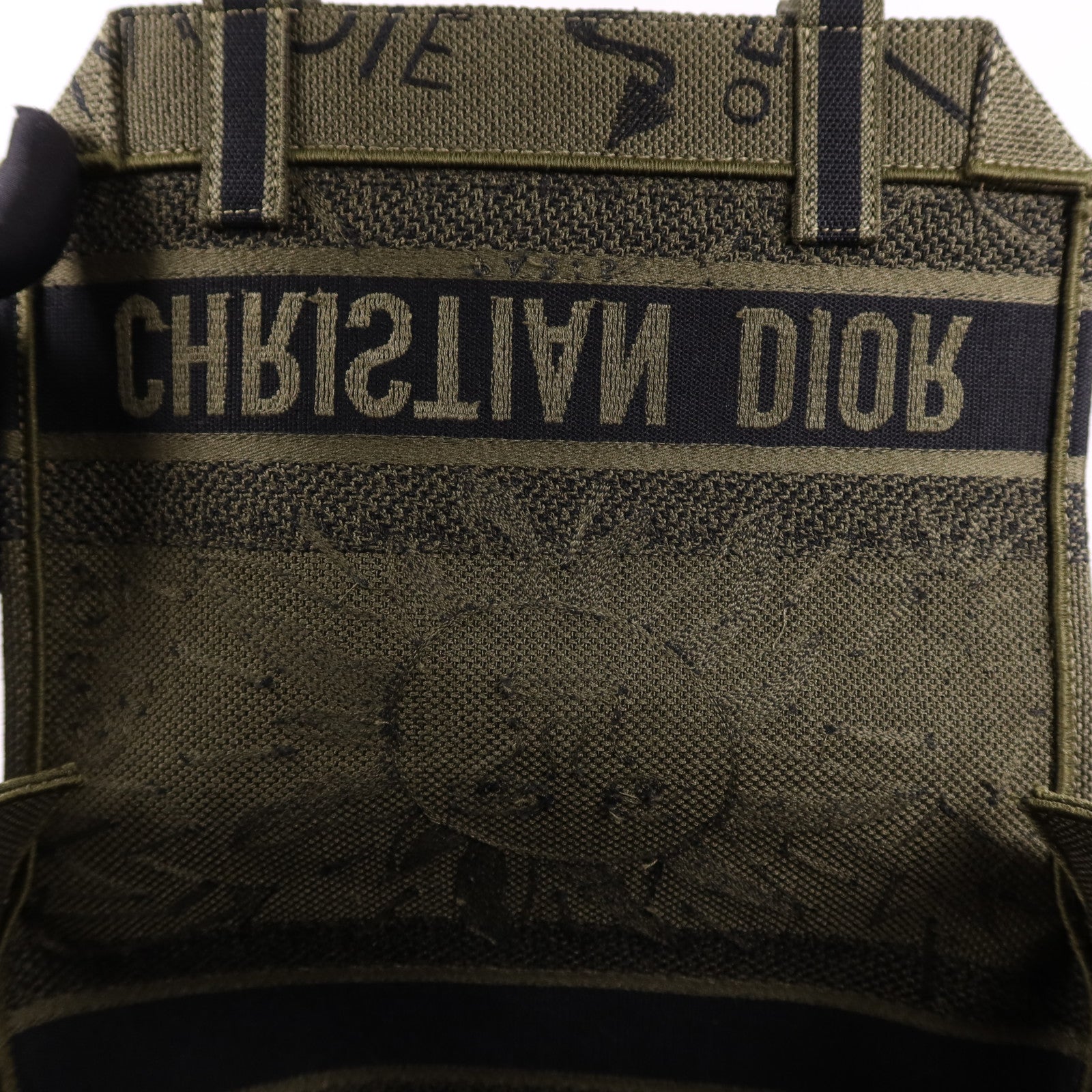 Dior 帆布Dior Camp銀扣肩背袋