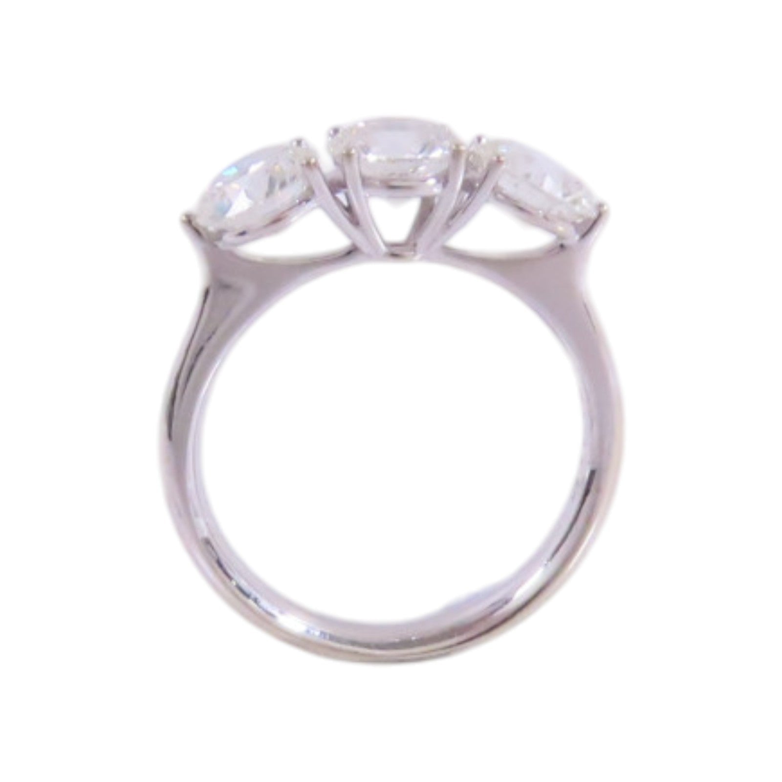 JEWELRY 【激減優惠】18K白金/鑽石Diamond Ring戒指US#5.25
