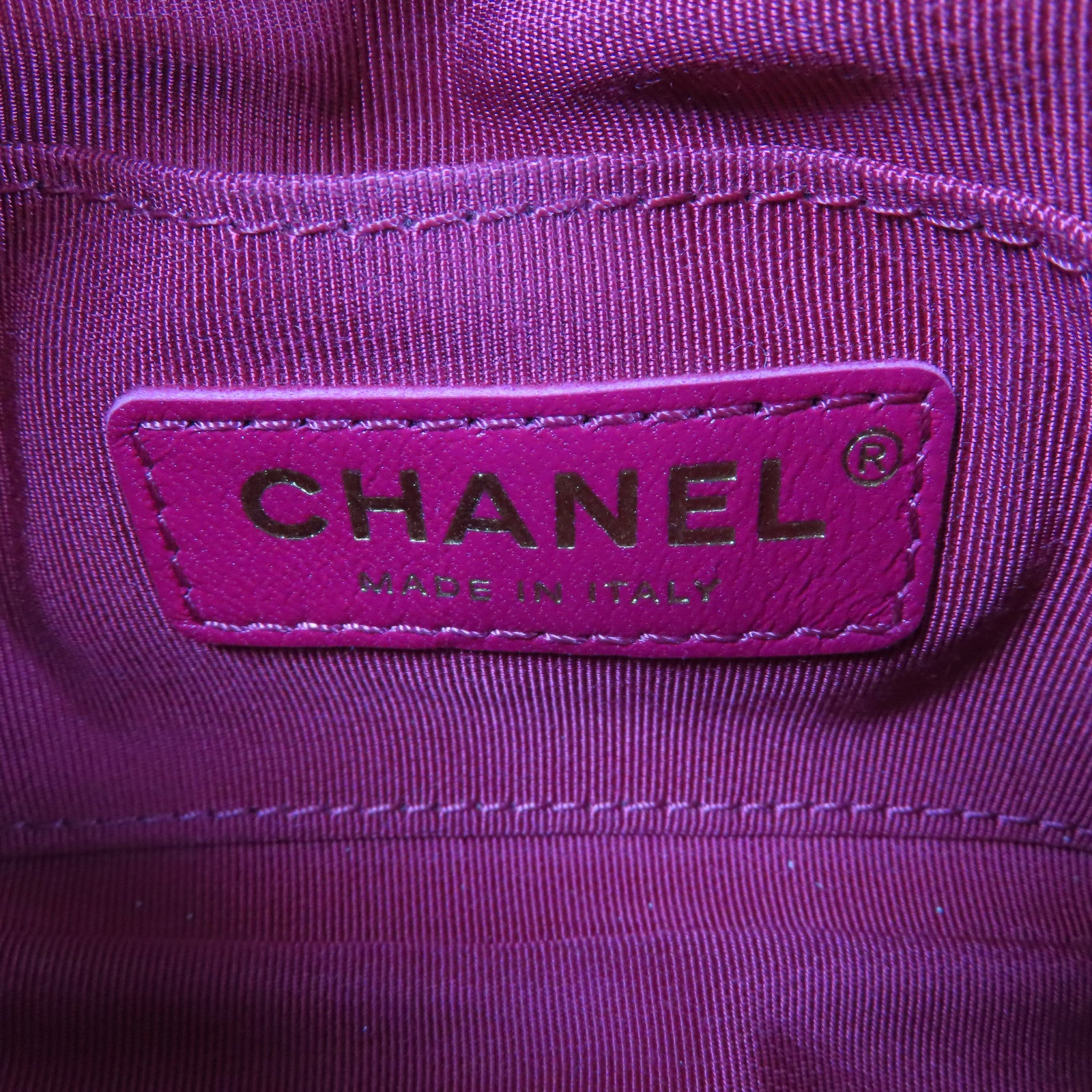 CHANEL 【激減優惠】菱格牛皮皮革Chain Shoulder金扣鏈帶肩背袋黑色