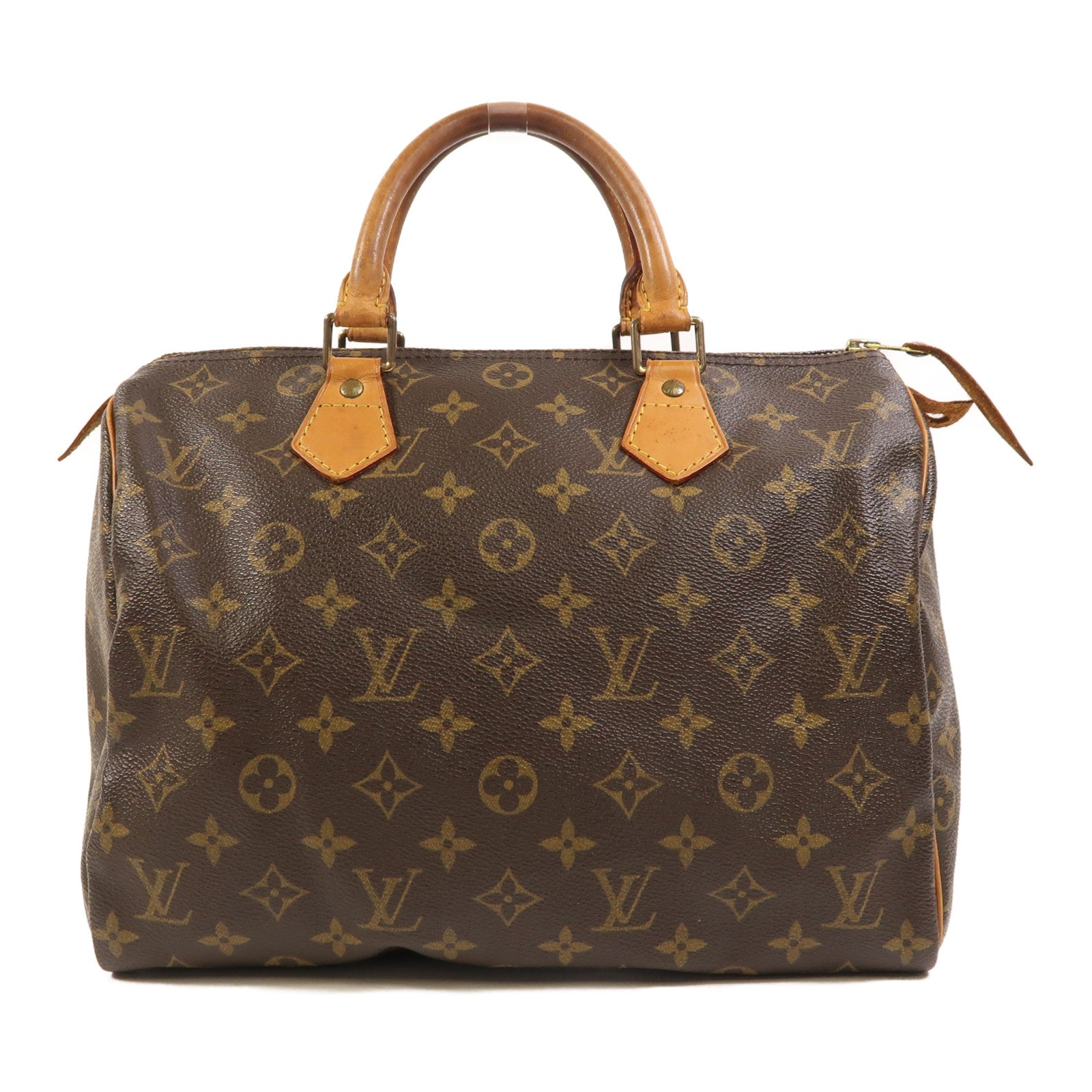 LOUIS VUITTON Monogram Speedy 30金扣手挽袋