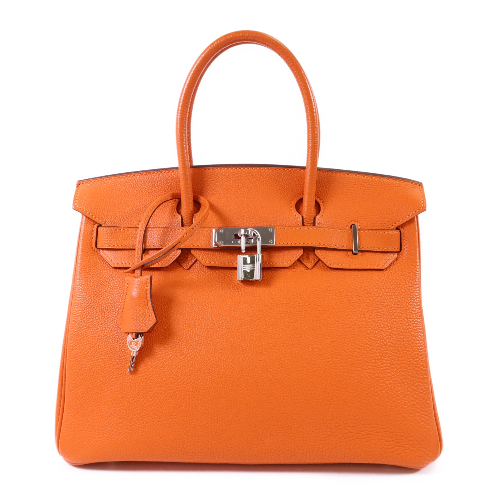 HERMES Togo皮革Birkin 30銀扣手挽袋