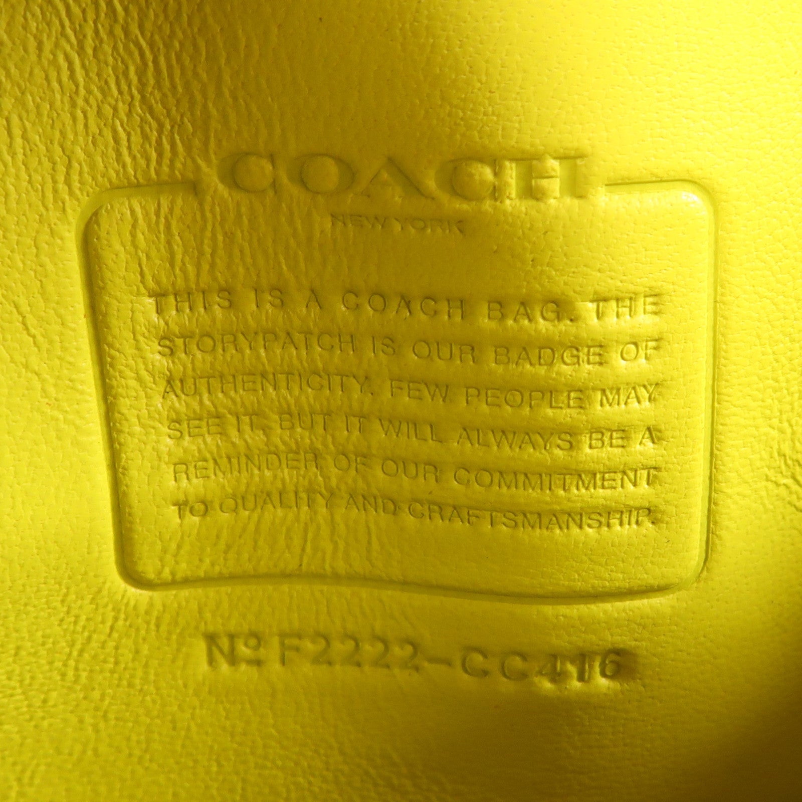 COACH 牛皮皮革Bandit Shoulder Bag銀扣肩背袋