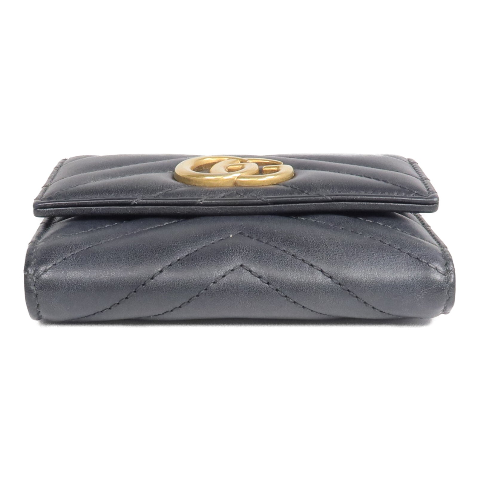 GUCCI 牛皮皮革Wallet金扣錢包